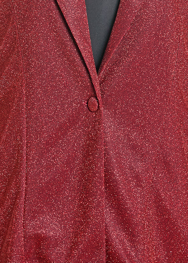 Red Glitter Blazer