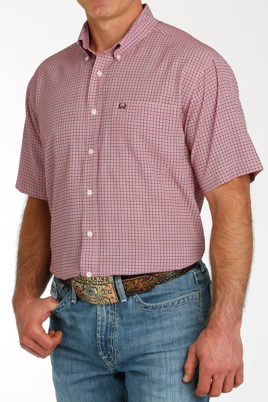 Cinch Men’s SS Pink Shirt