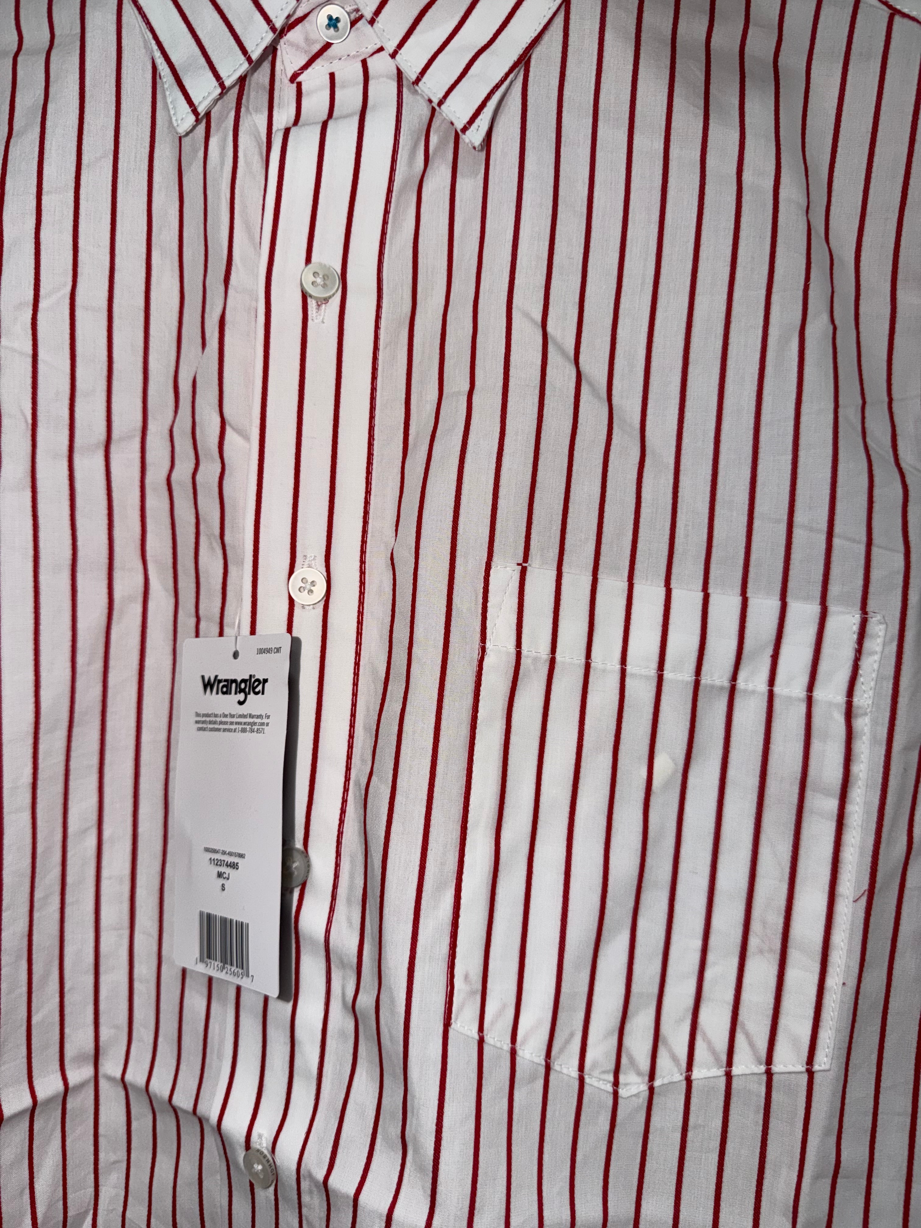 Wrangler® X Cody Johnson Long Sleeve Shirt - Classic Fit - Buttons - White - 112374485