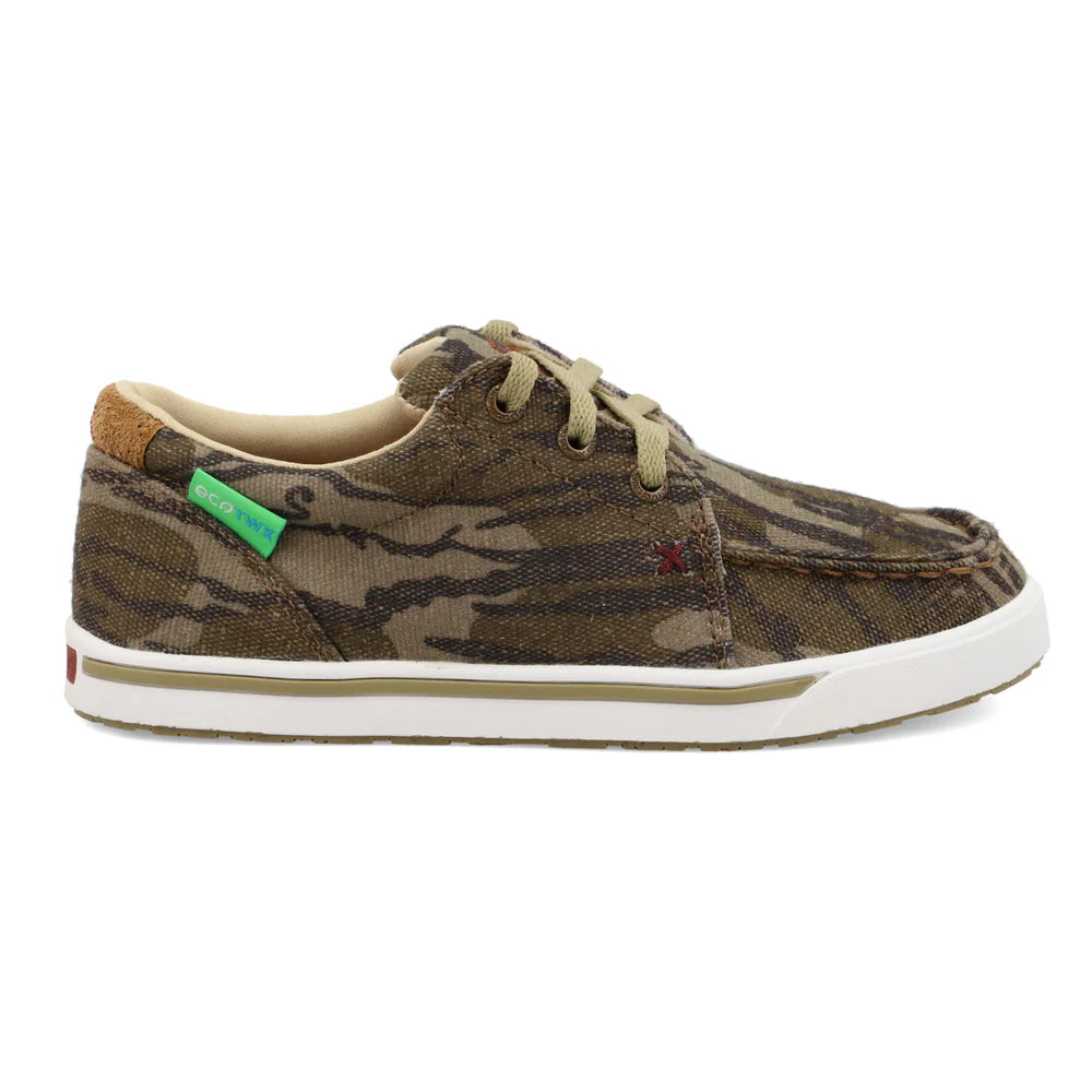 Youth Green Camo Shoes (0009)