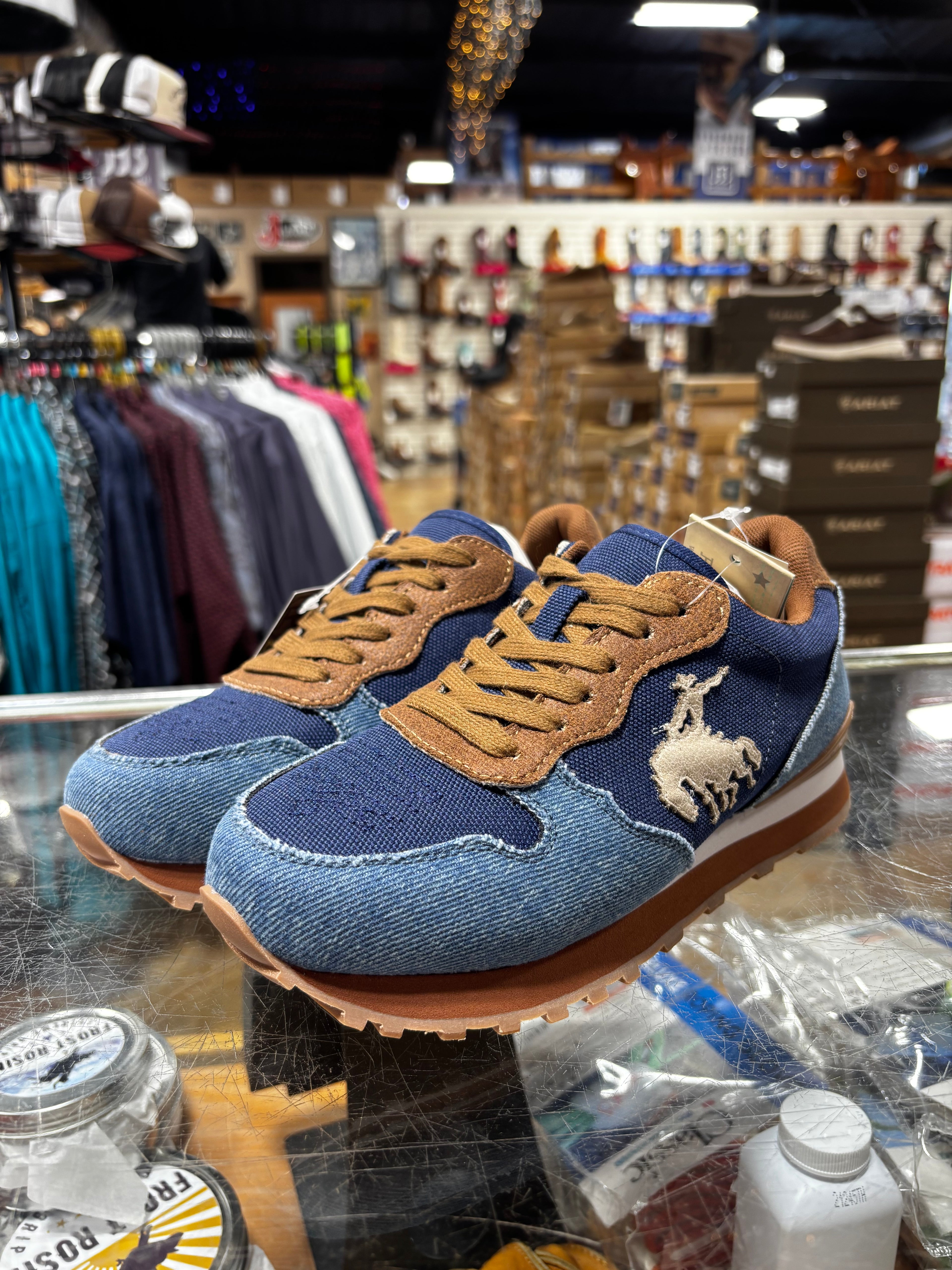 Giddy up shoes blue Denim