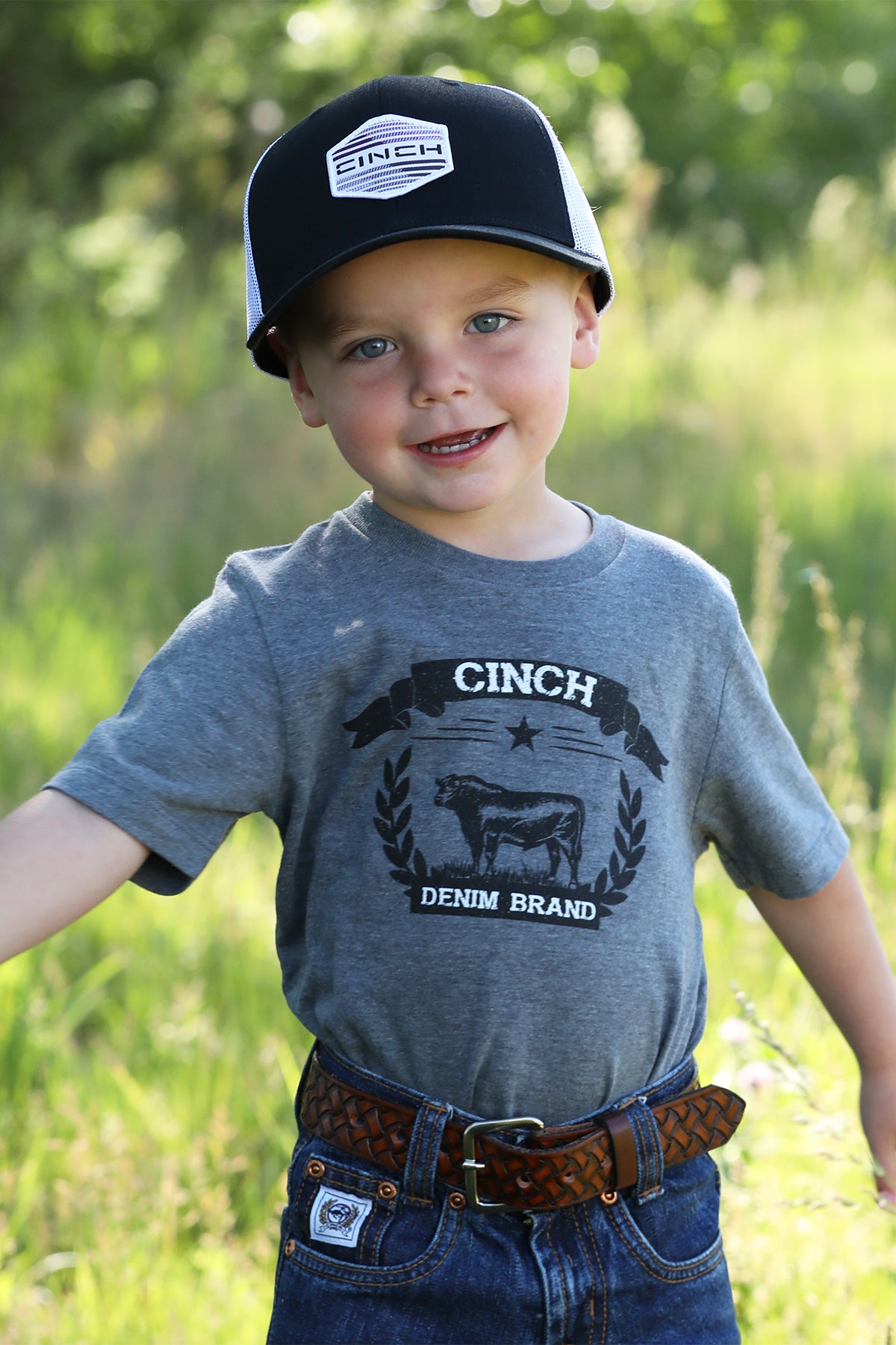 Cinch Infant & Toddler Grey Tee