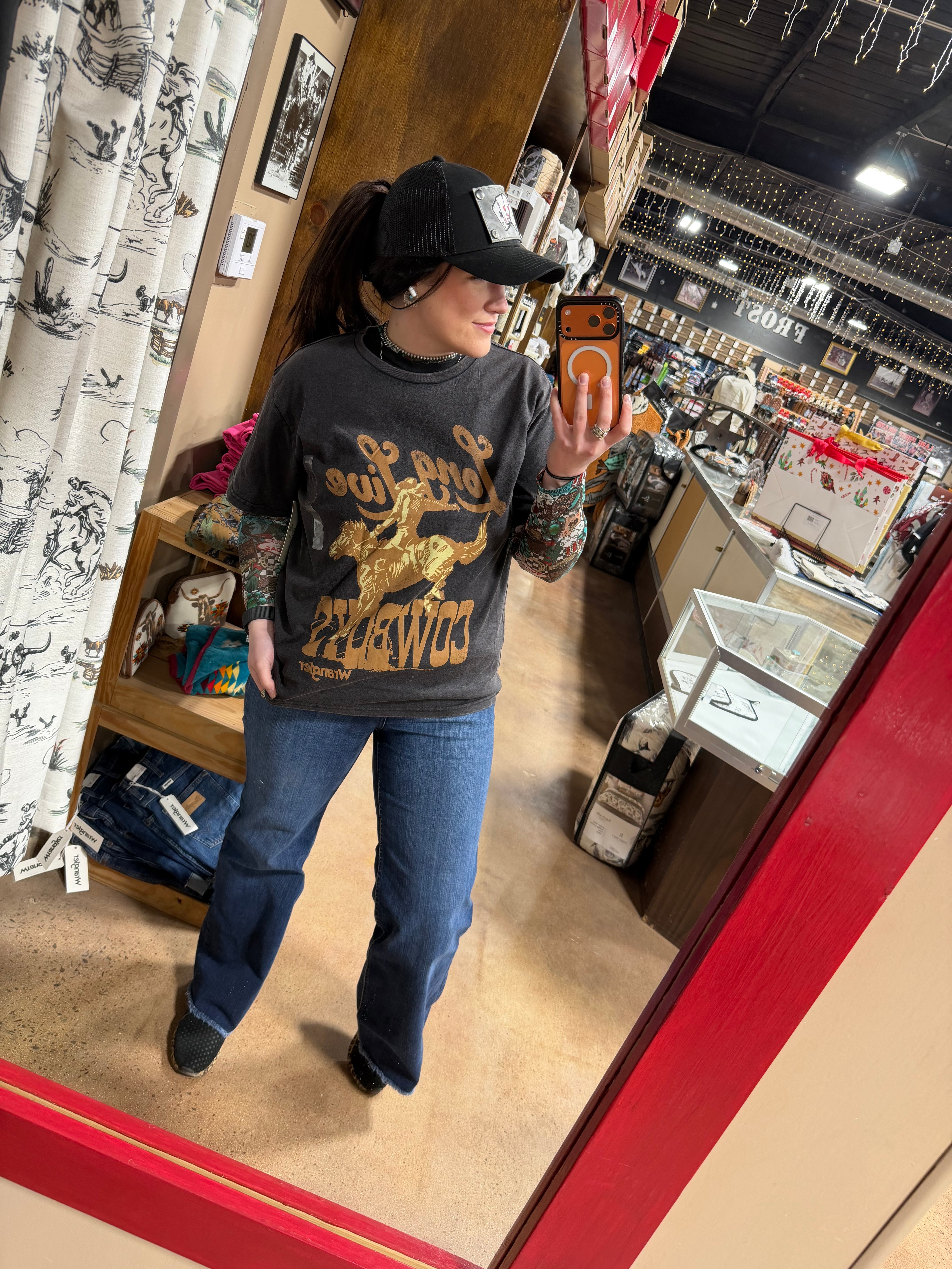 Wrangler Retro® Short Sleeve T-Shirt - Regular Fit - Black Beauty - 112375875