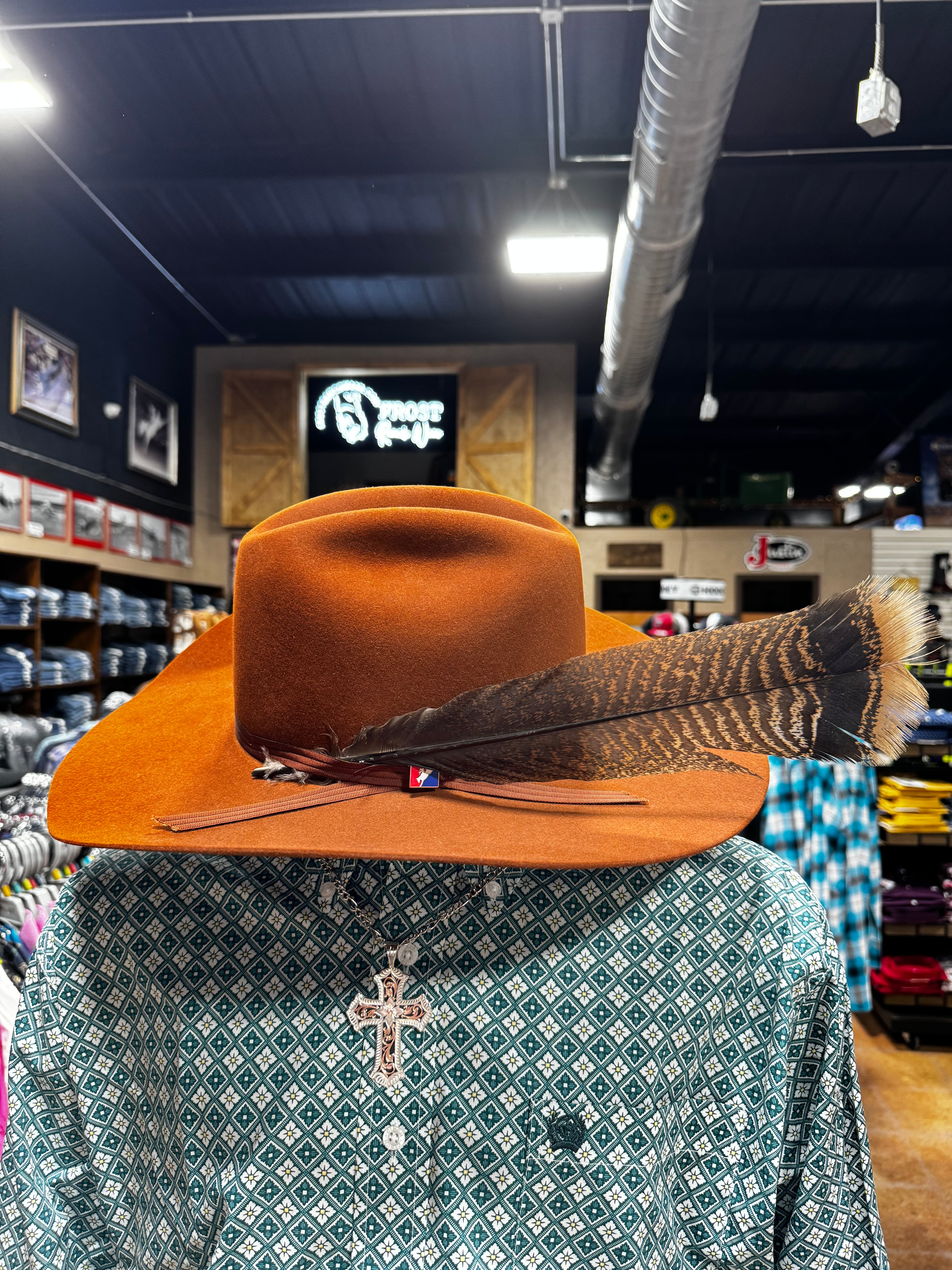 Pf Radiator Ranch Hat Hat Feathers – Frost Ranch Wear