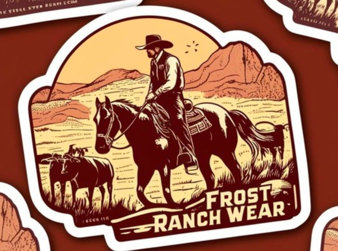 Riding the Herd Sticker