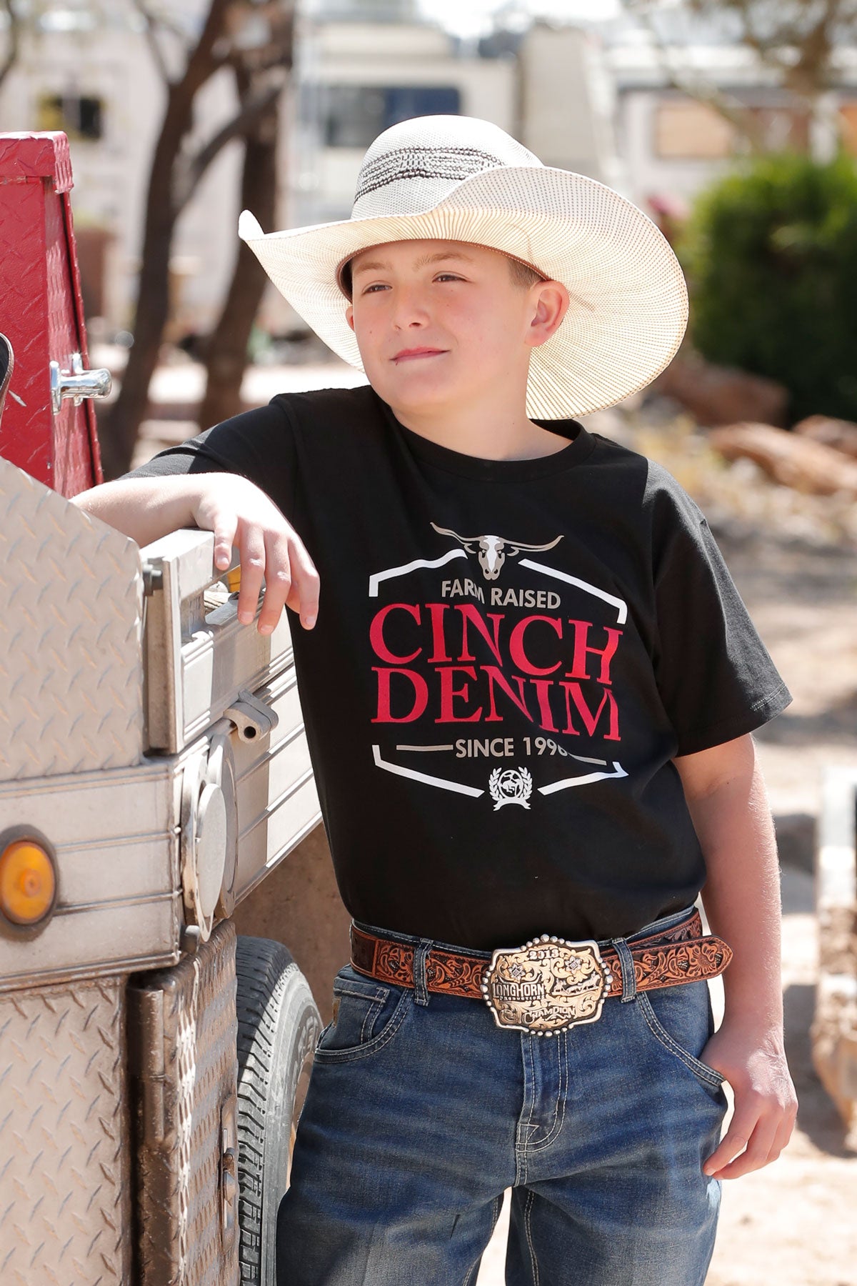 Boys Cinch Farm Raised Shirt (0141)