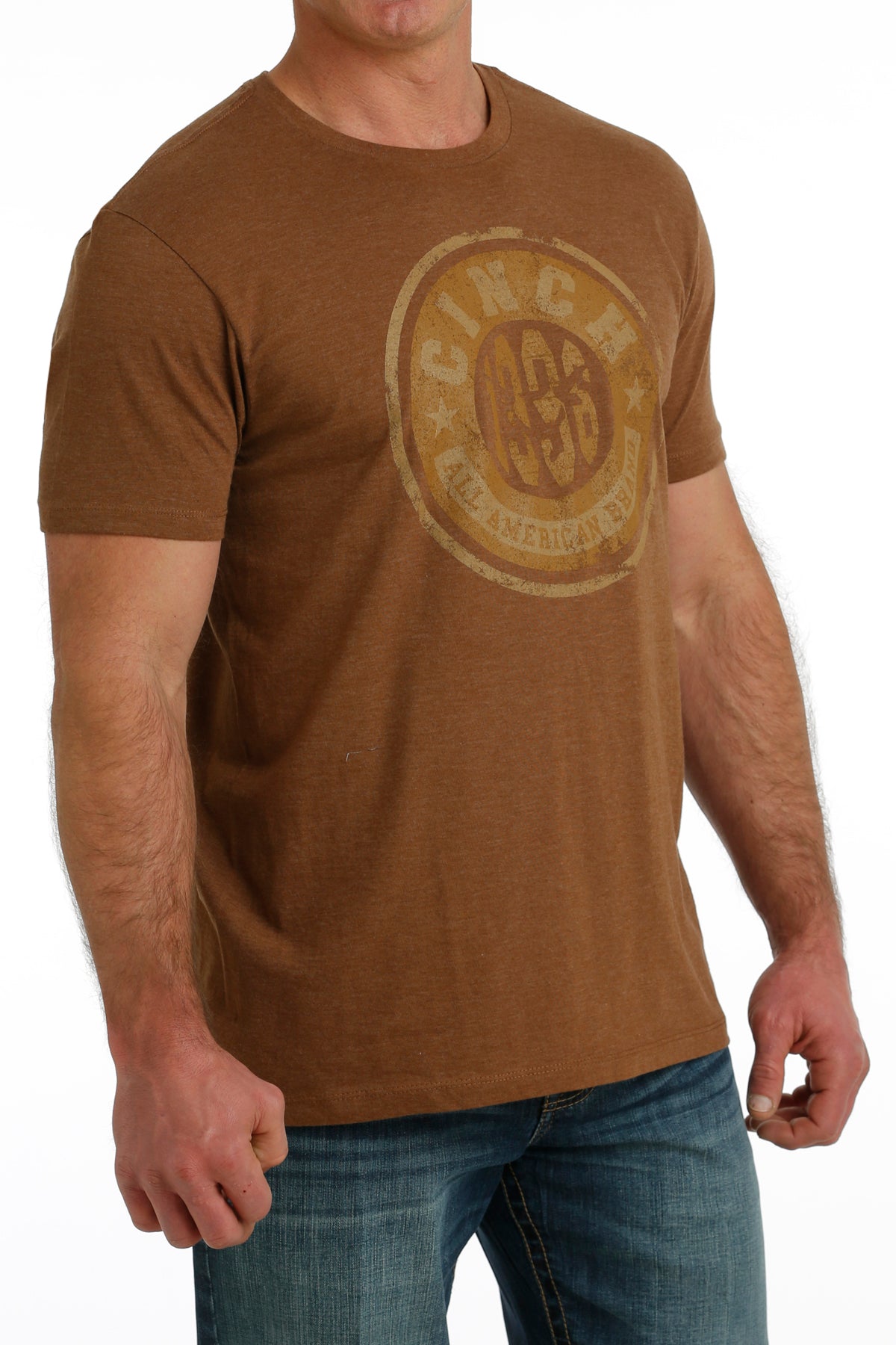 Men’s Brown Cinch Shirt (0615)