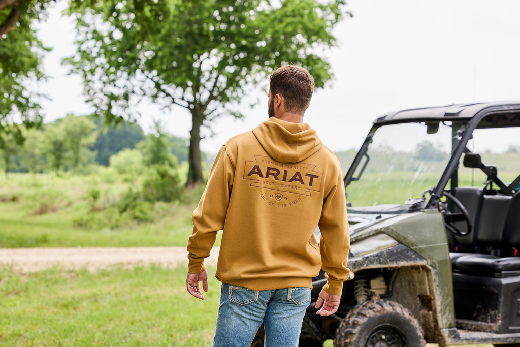 Men’s Ariat Simple Buckle Hoodie (2495)