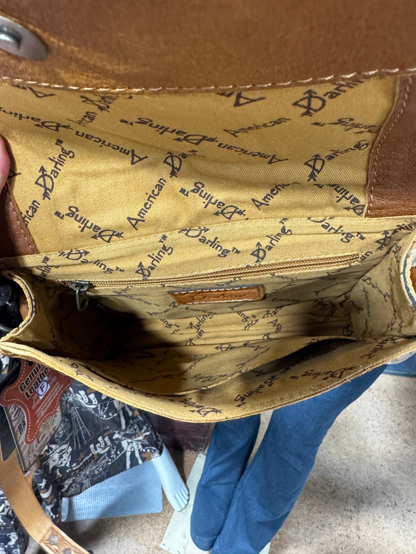 Cowhide Crossbody