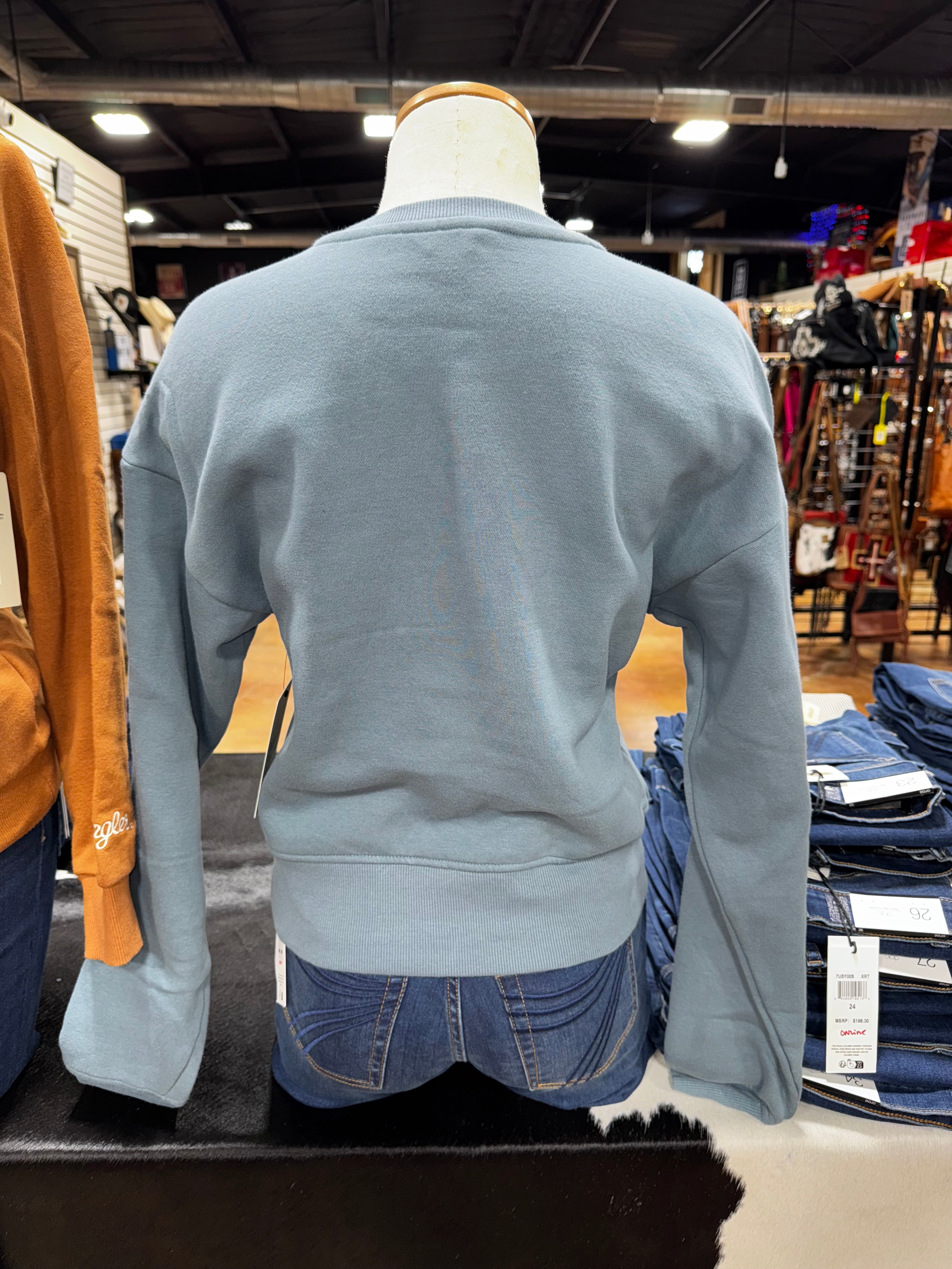 Wrangler Blue Sweatshirt