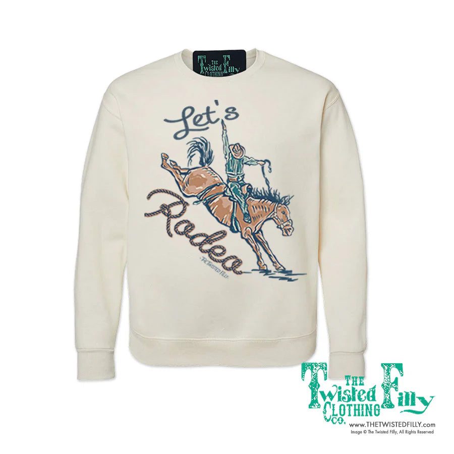 Let’s Rodeo Adult Sweatshirt