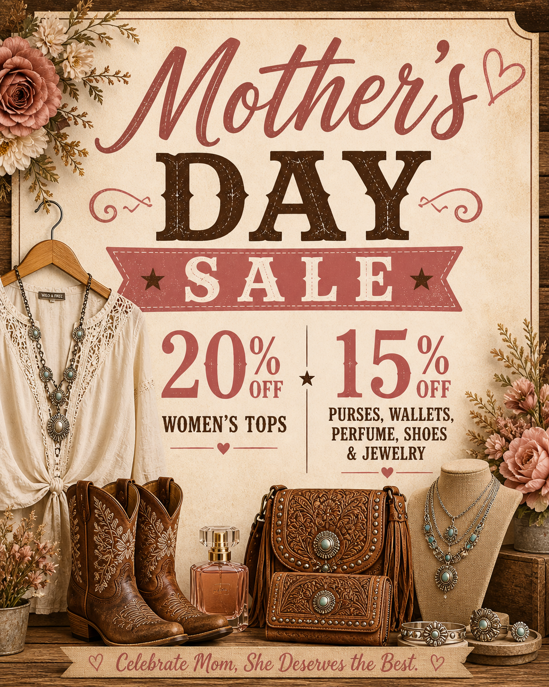 Birthday sale flyer
