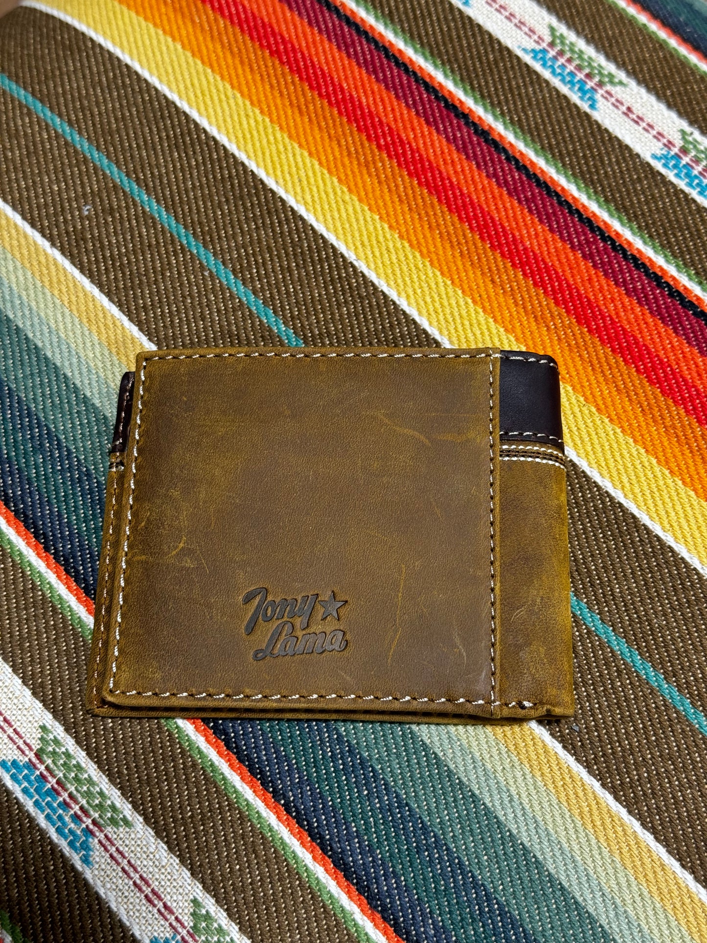 Tony Lama Boot Stitch Bifold Wallet (38w1)