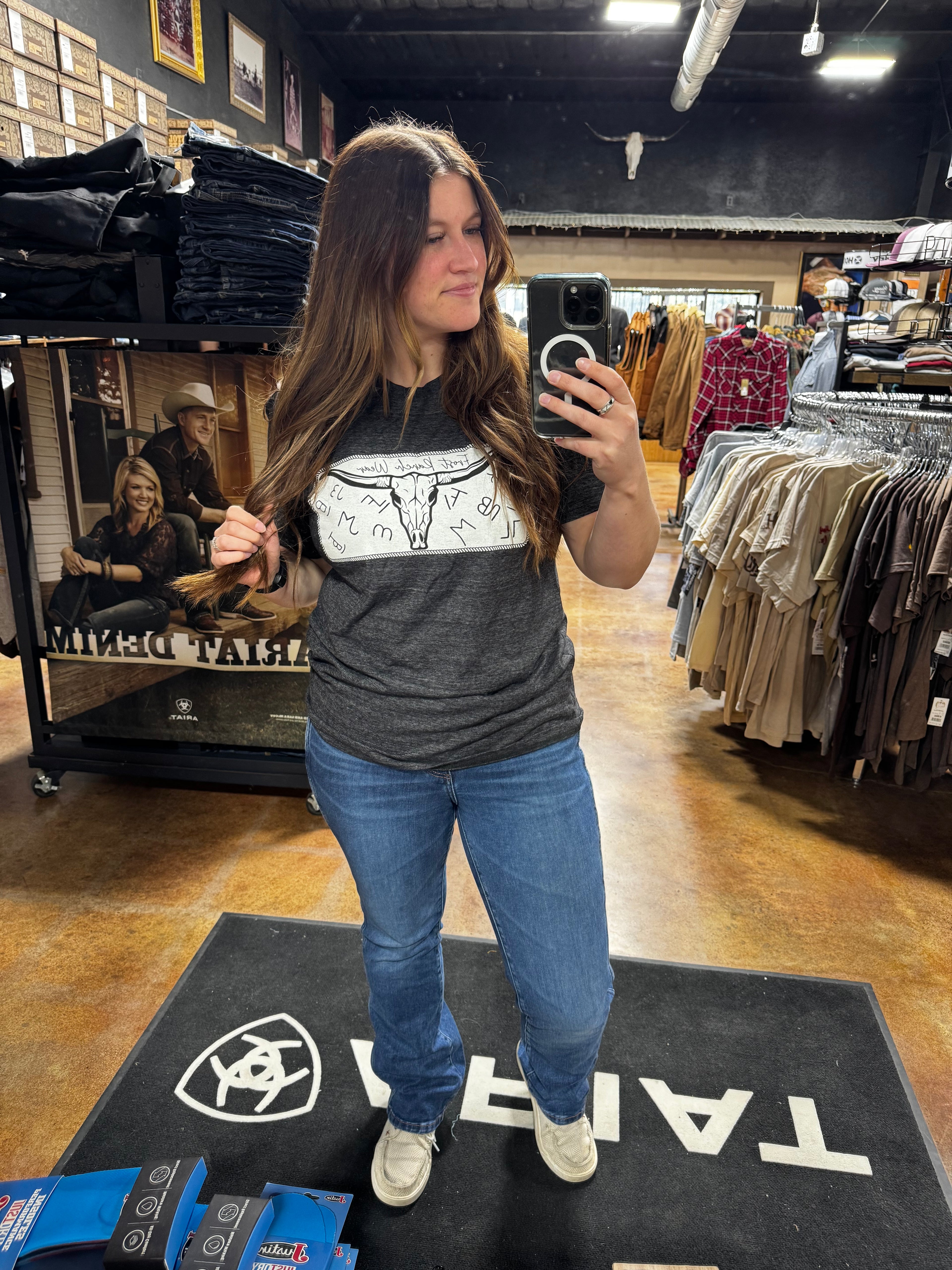 Frost Ranch Wear Longhorn Tee