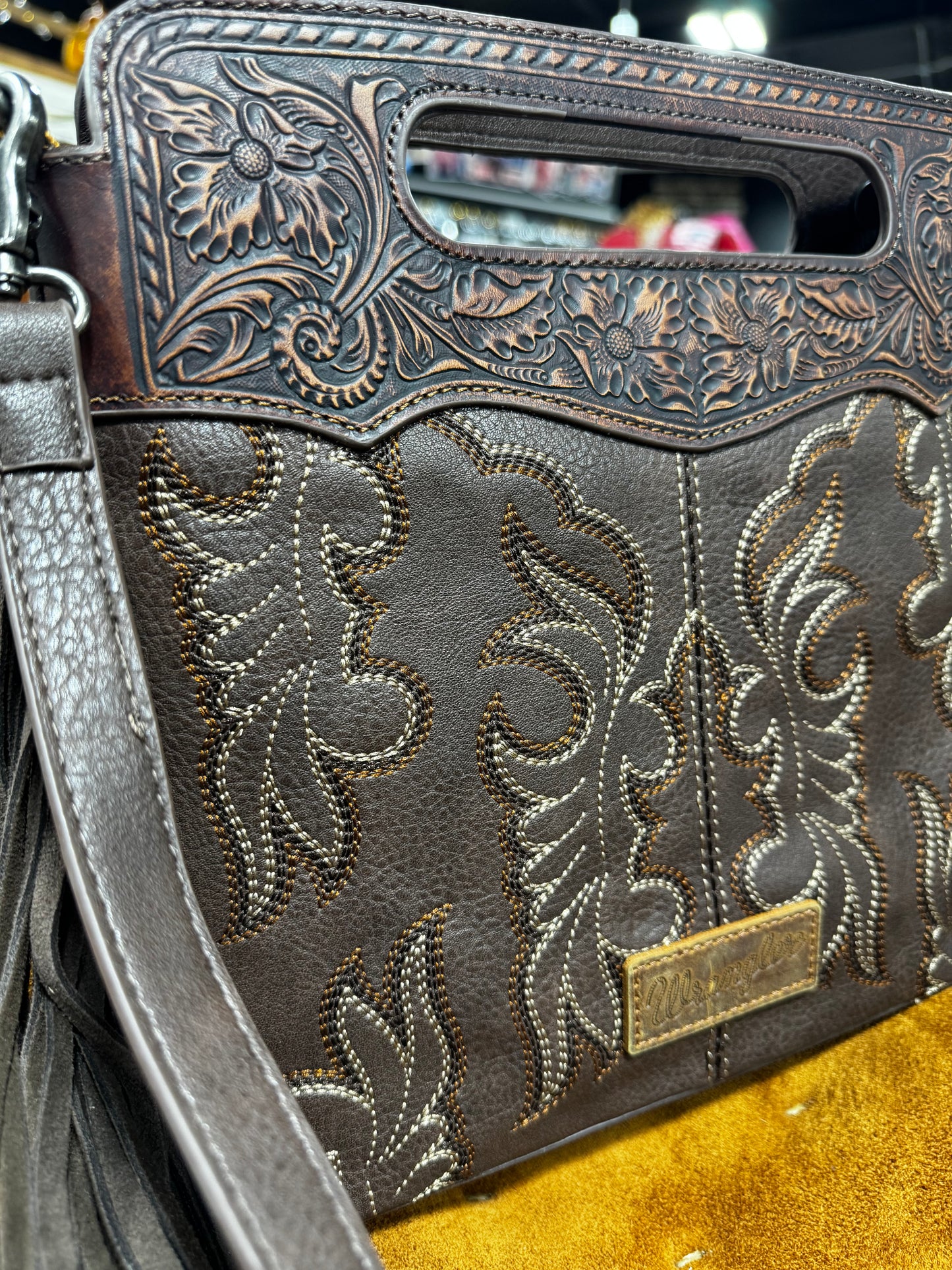 Wrangler Boot Stitch Purse