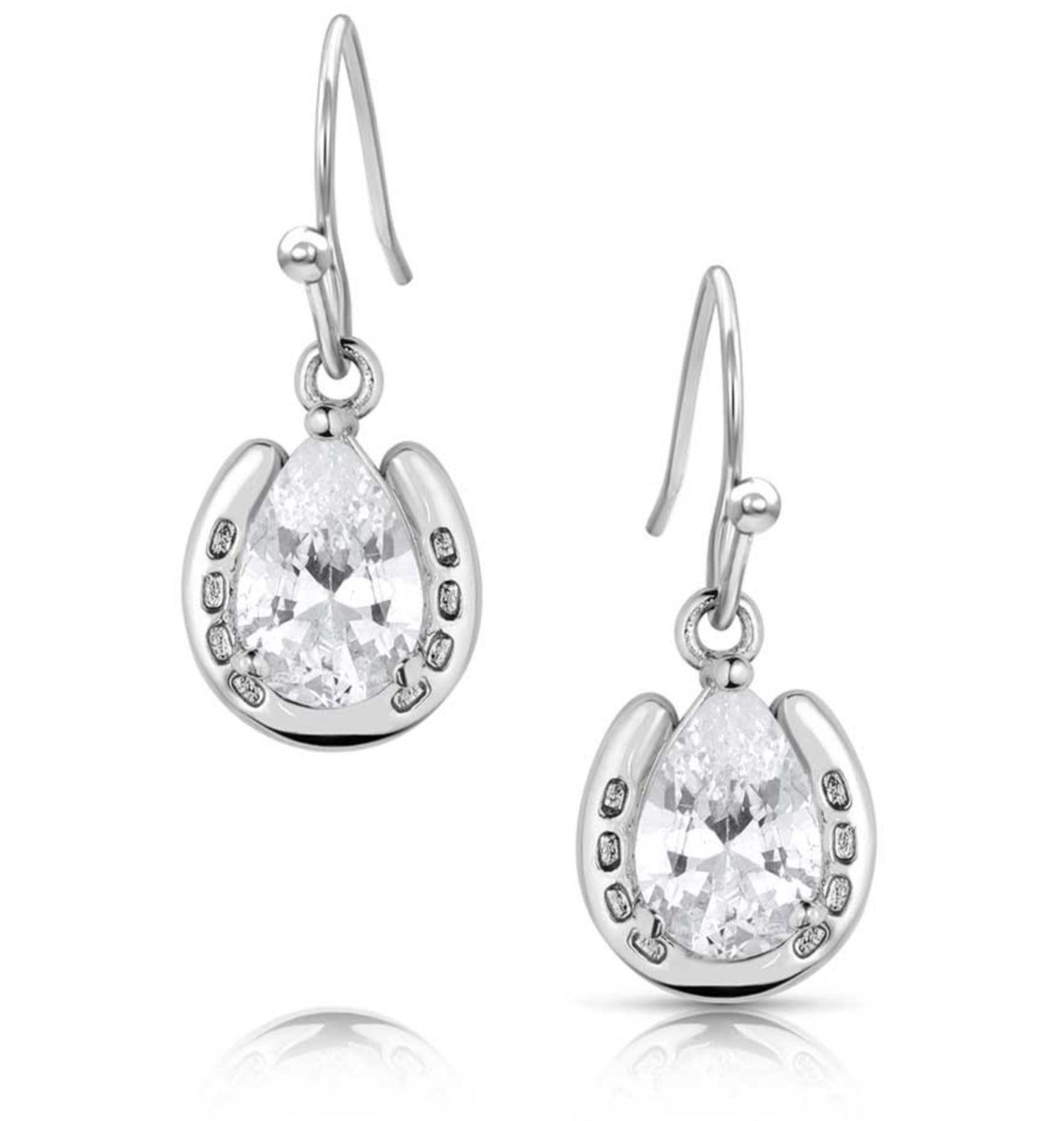 Lucky Trot Crystal Earrings