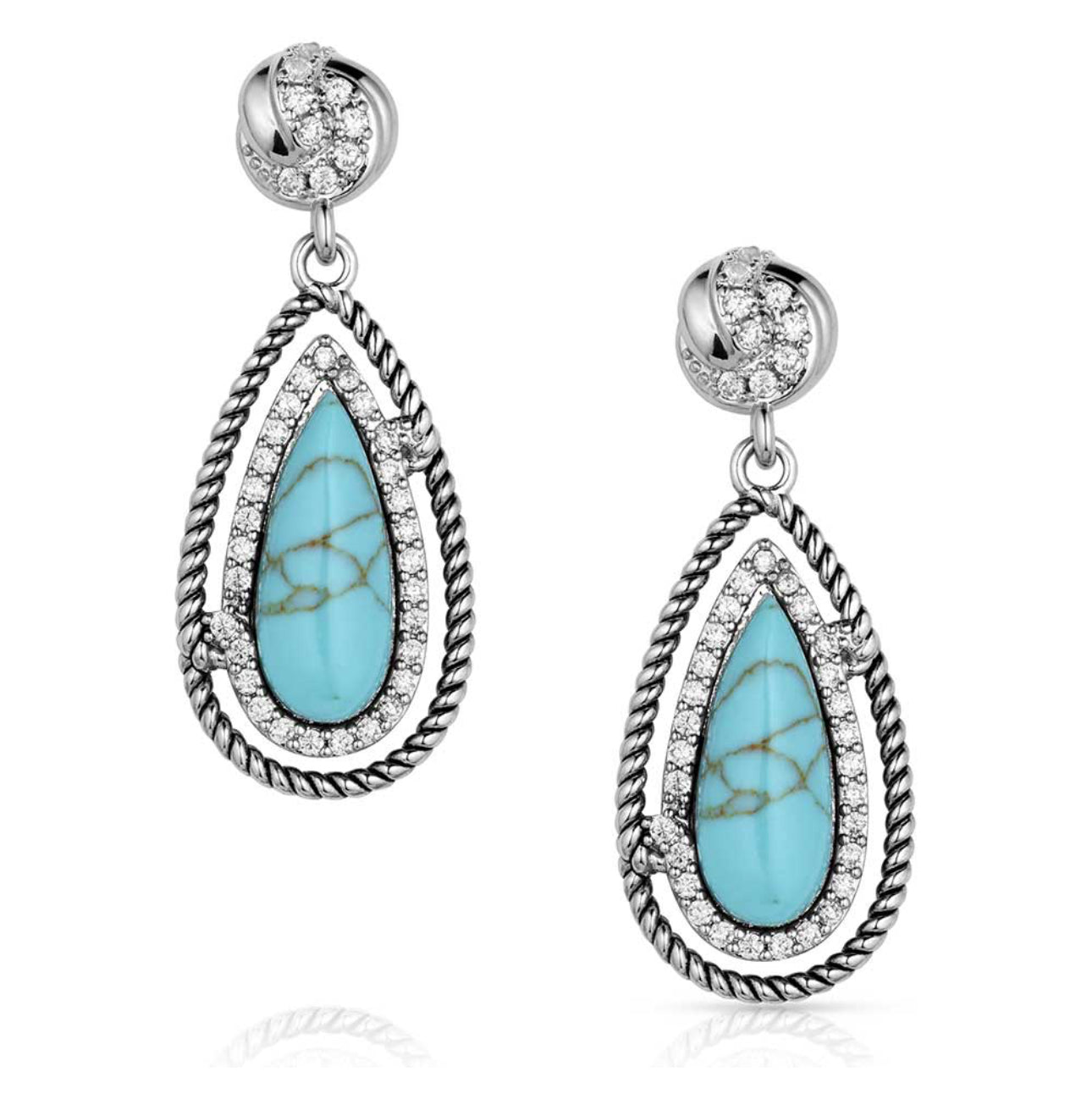 Tied & True Turquoise Earrings