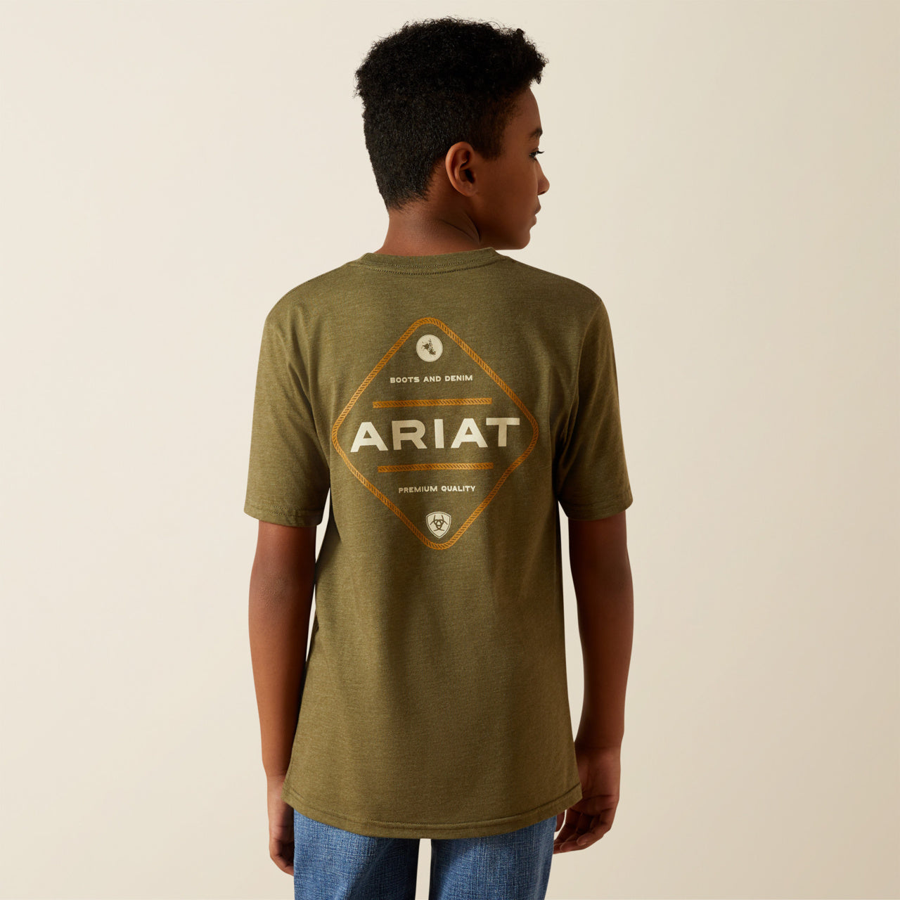Boy’s Ariat Roped Diamond Tshirt (2410)