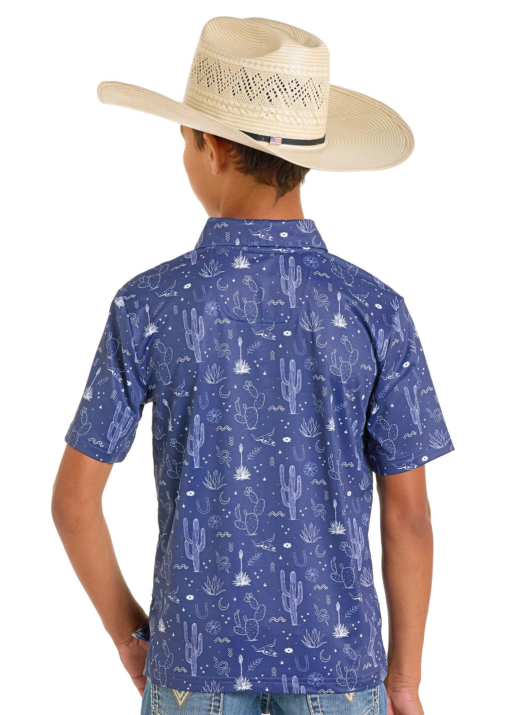 Boys Midnight Desert Polo