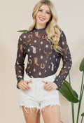 Starry Night Mesh Top