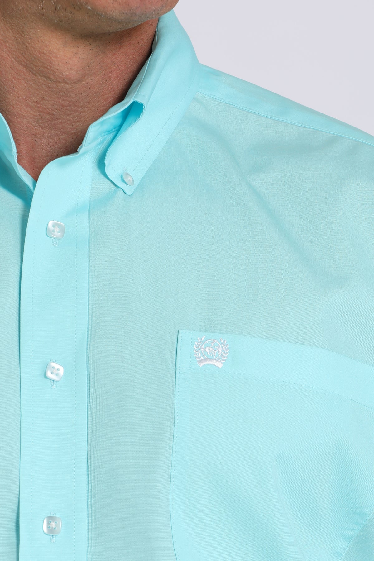 Cinch Men’s Solid Turquoise Shirt (5923)