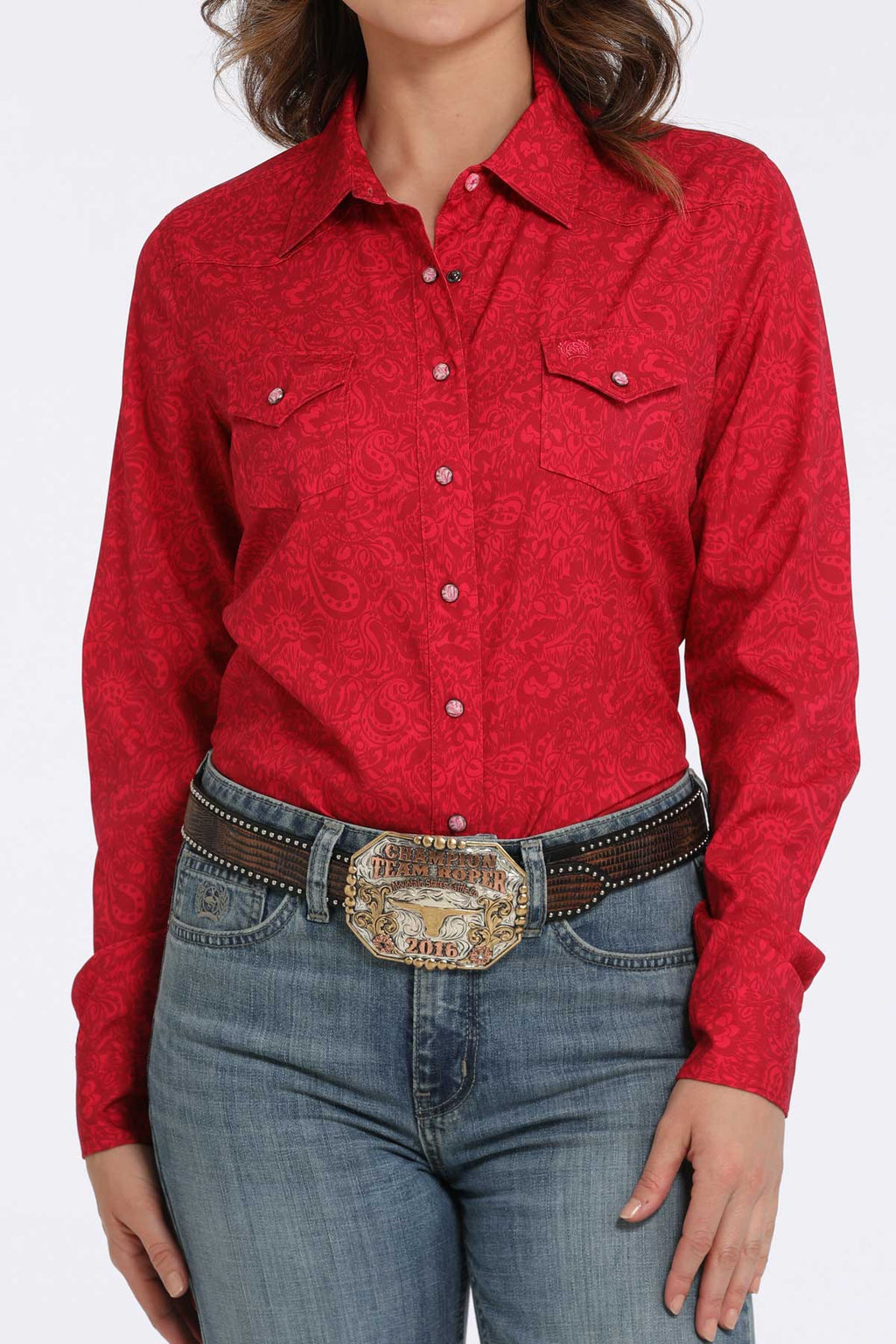 Women’s Pink Paisley Shirt (6003)