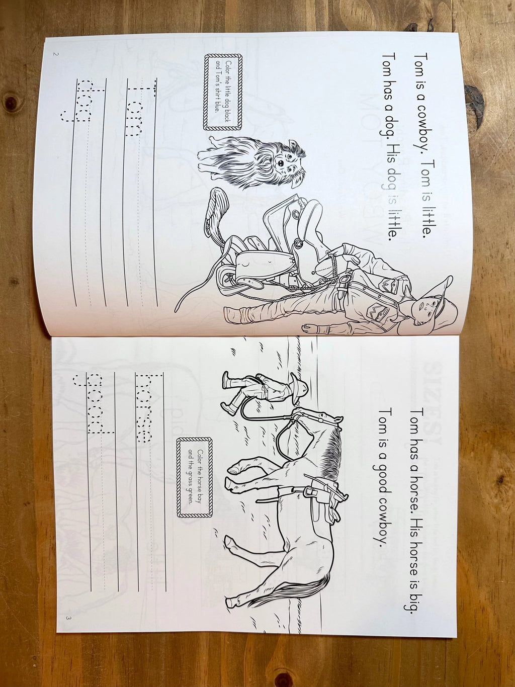 Cowboy Tom: Workbook One