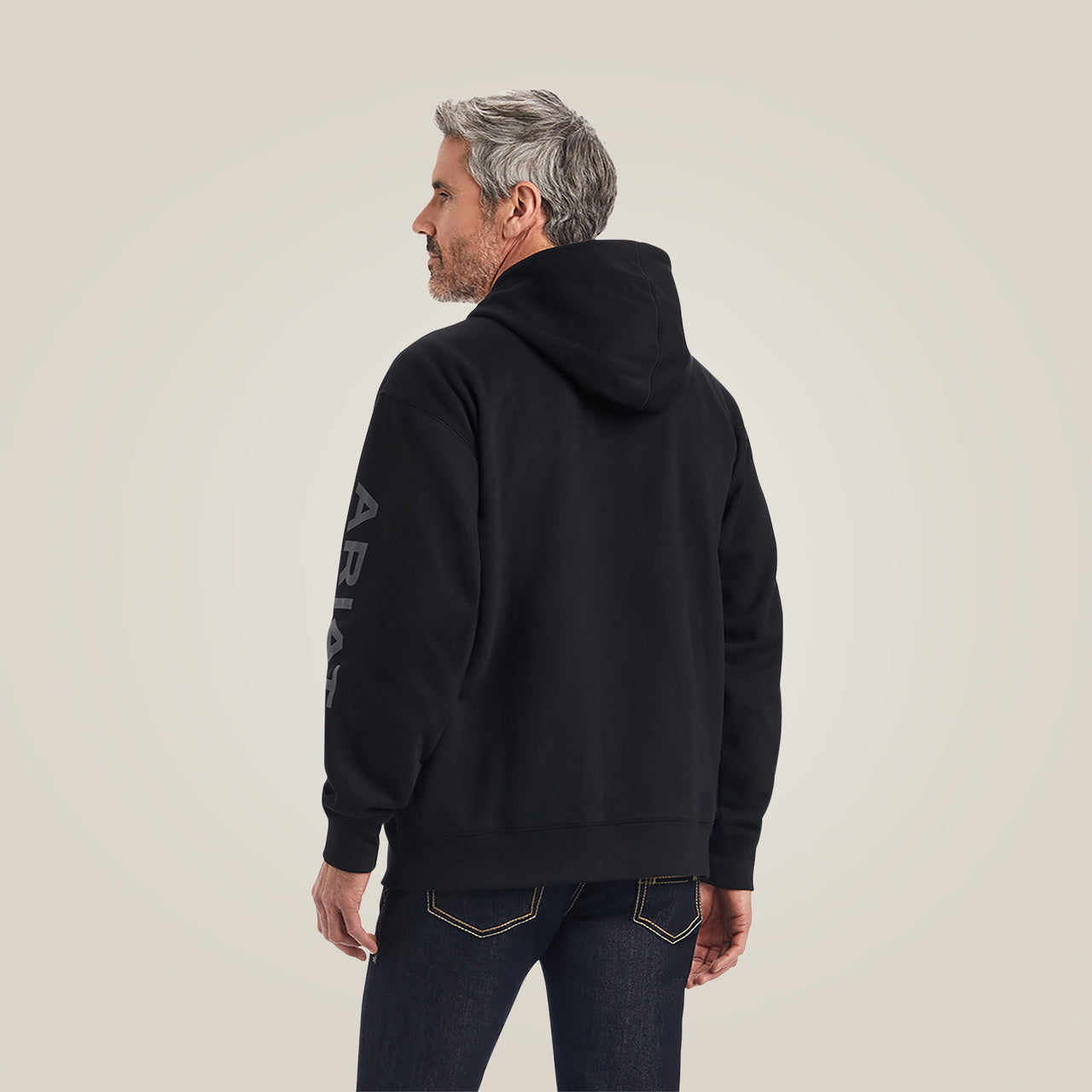 Ariat Men’s Logo Black Hoodie