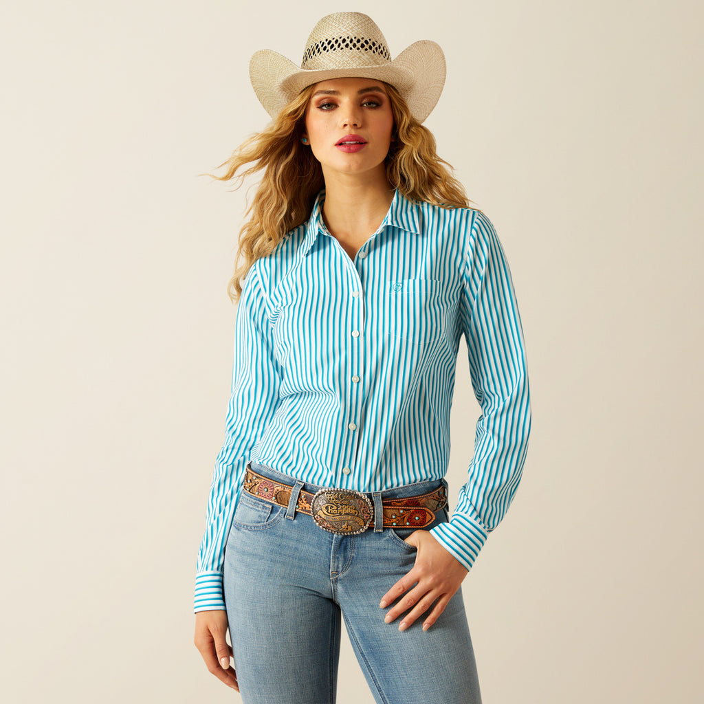 Women’s Peacock Stripe Shirt (8835)