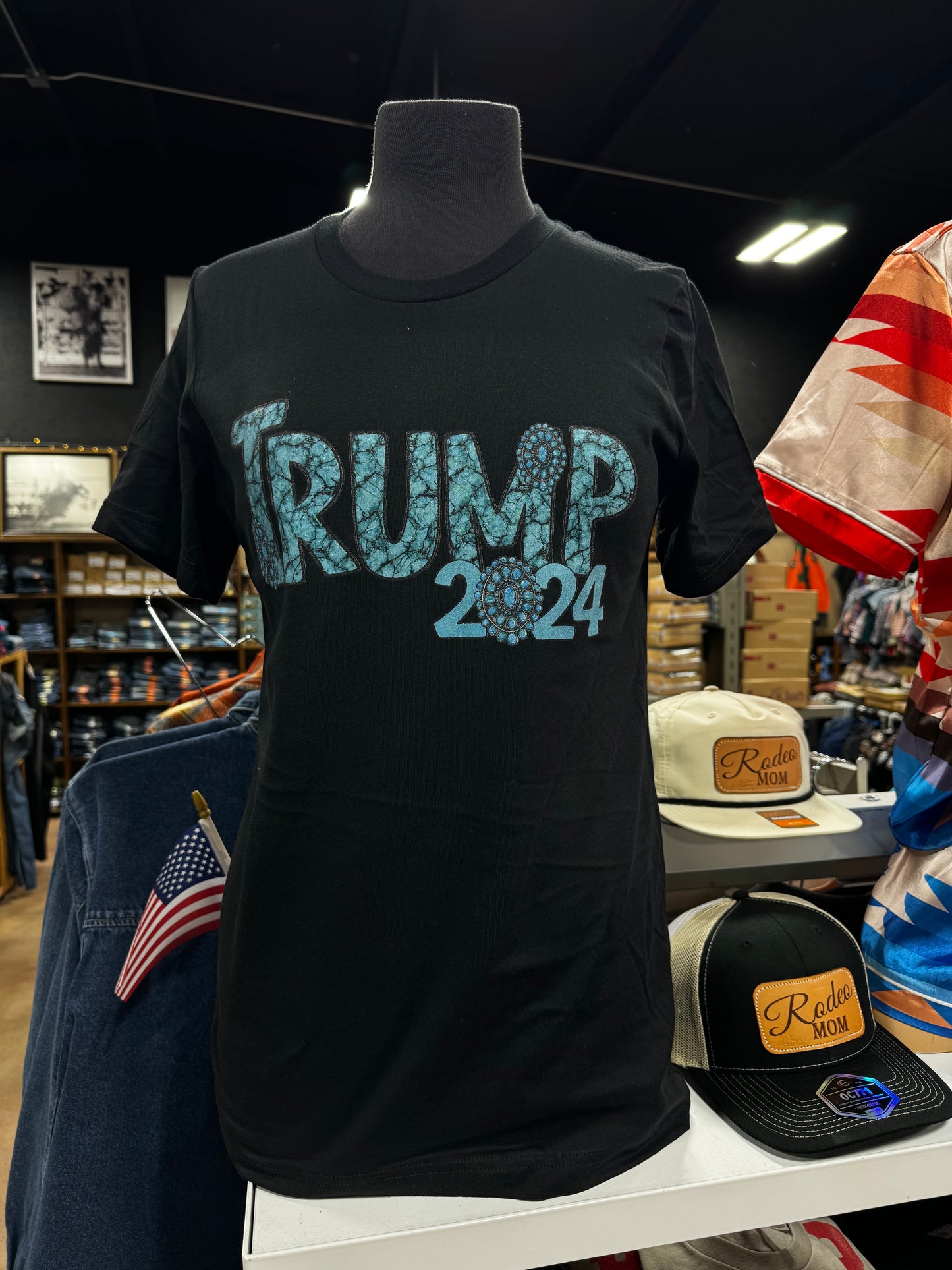 Turquoise Trump Tee