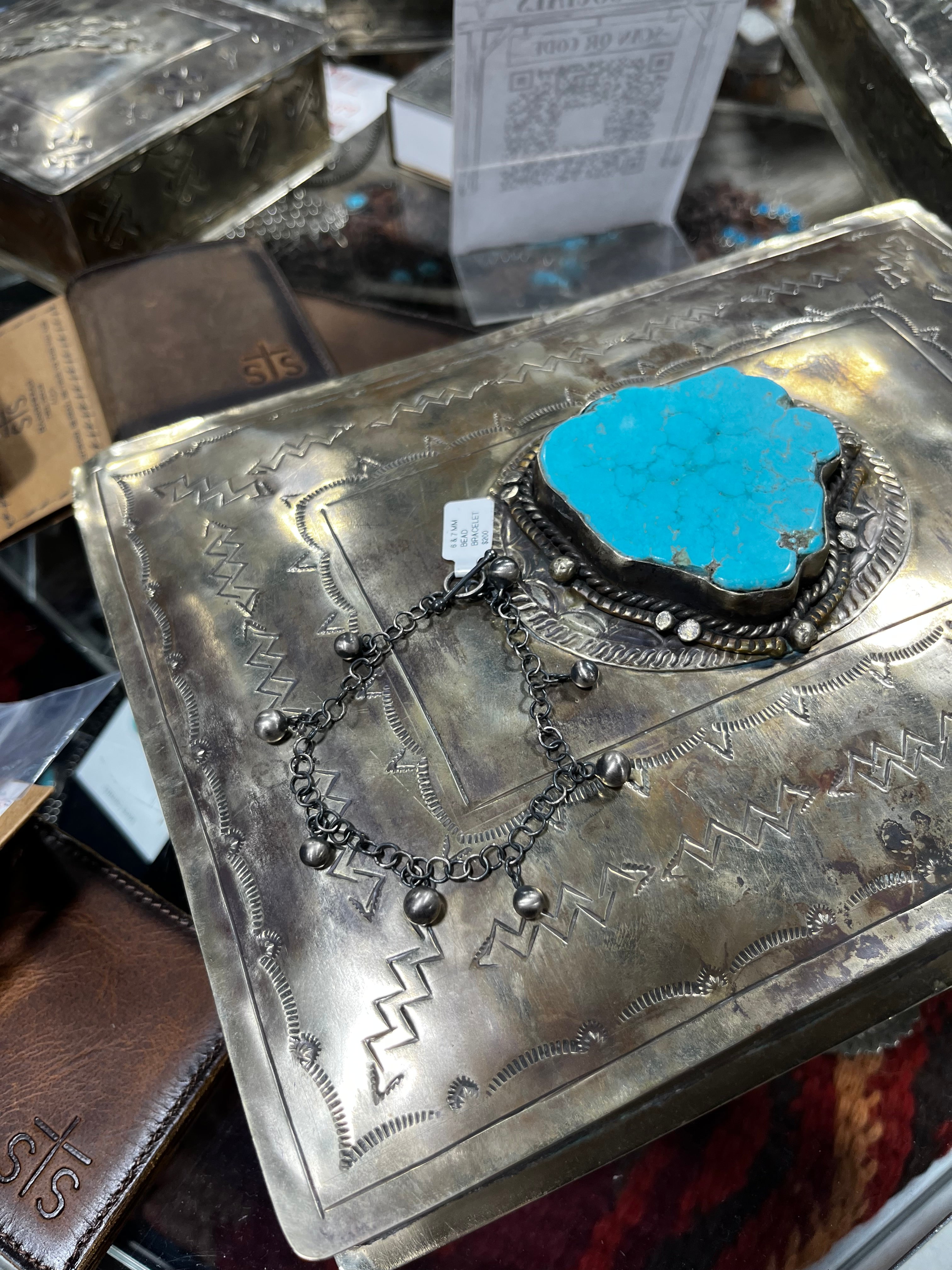 Navajo Pearl Charm Bracelets