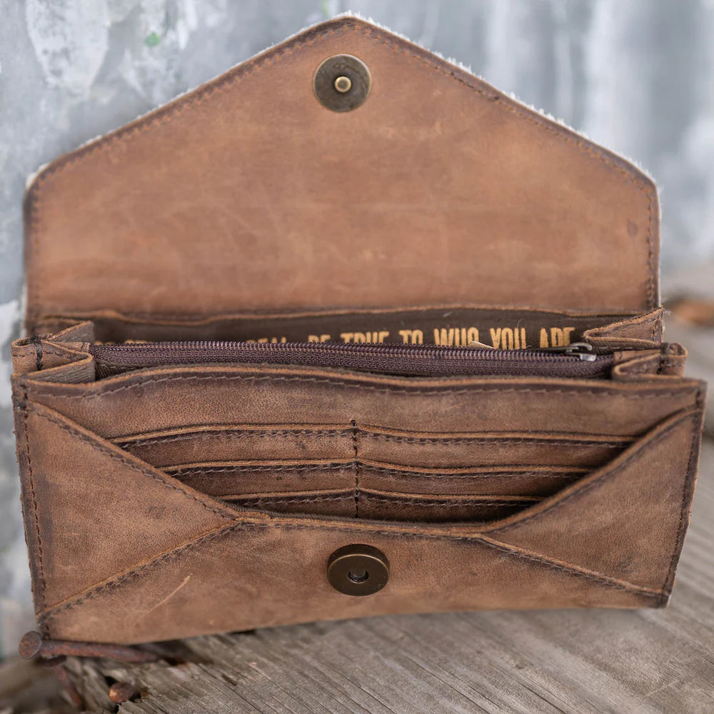 Cowhide Style Wallet (63097)