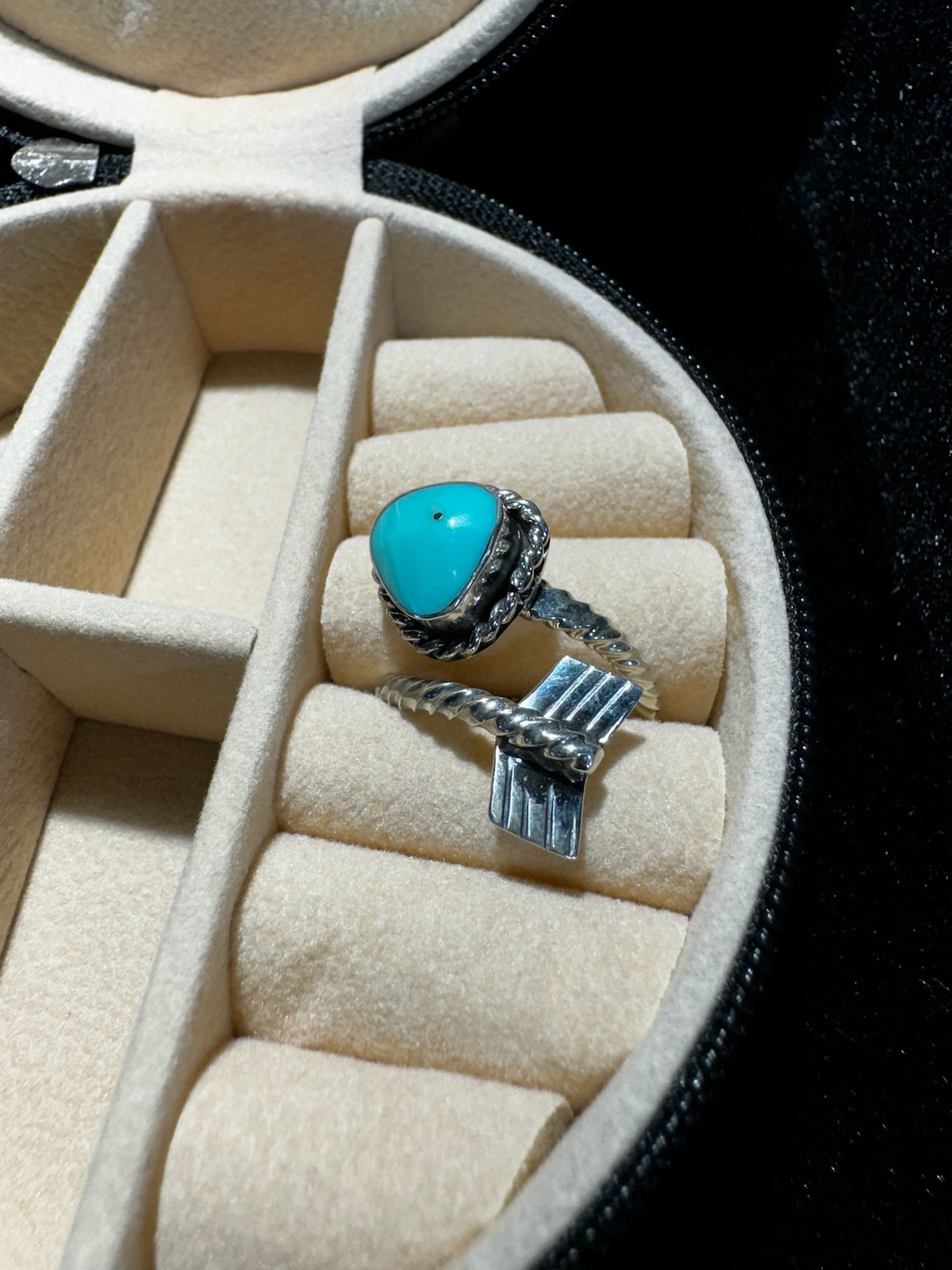 Turquoise arrow ring