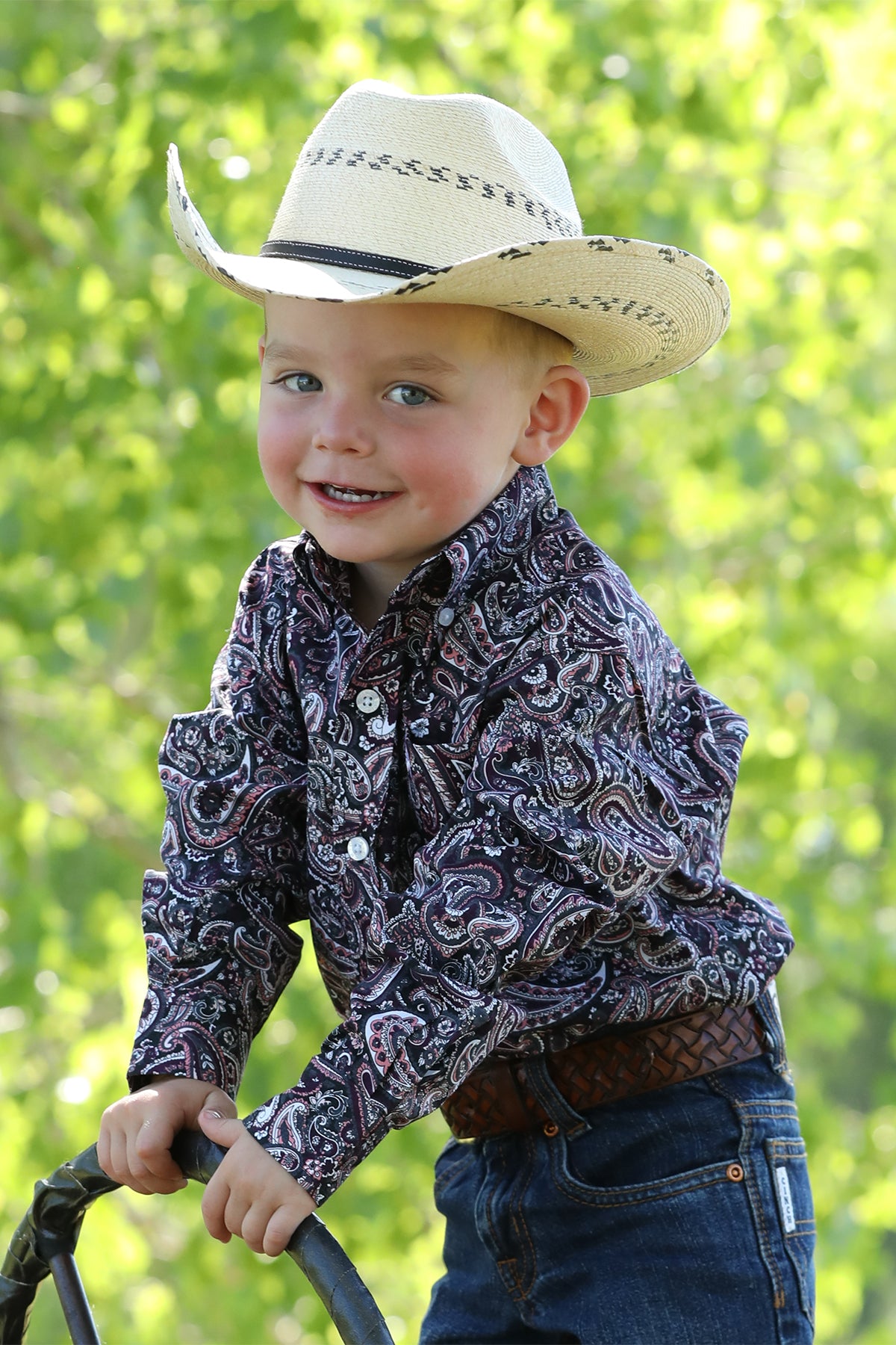 Cinch Infant & Toddler Purple & Pink Paisley