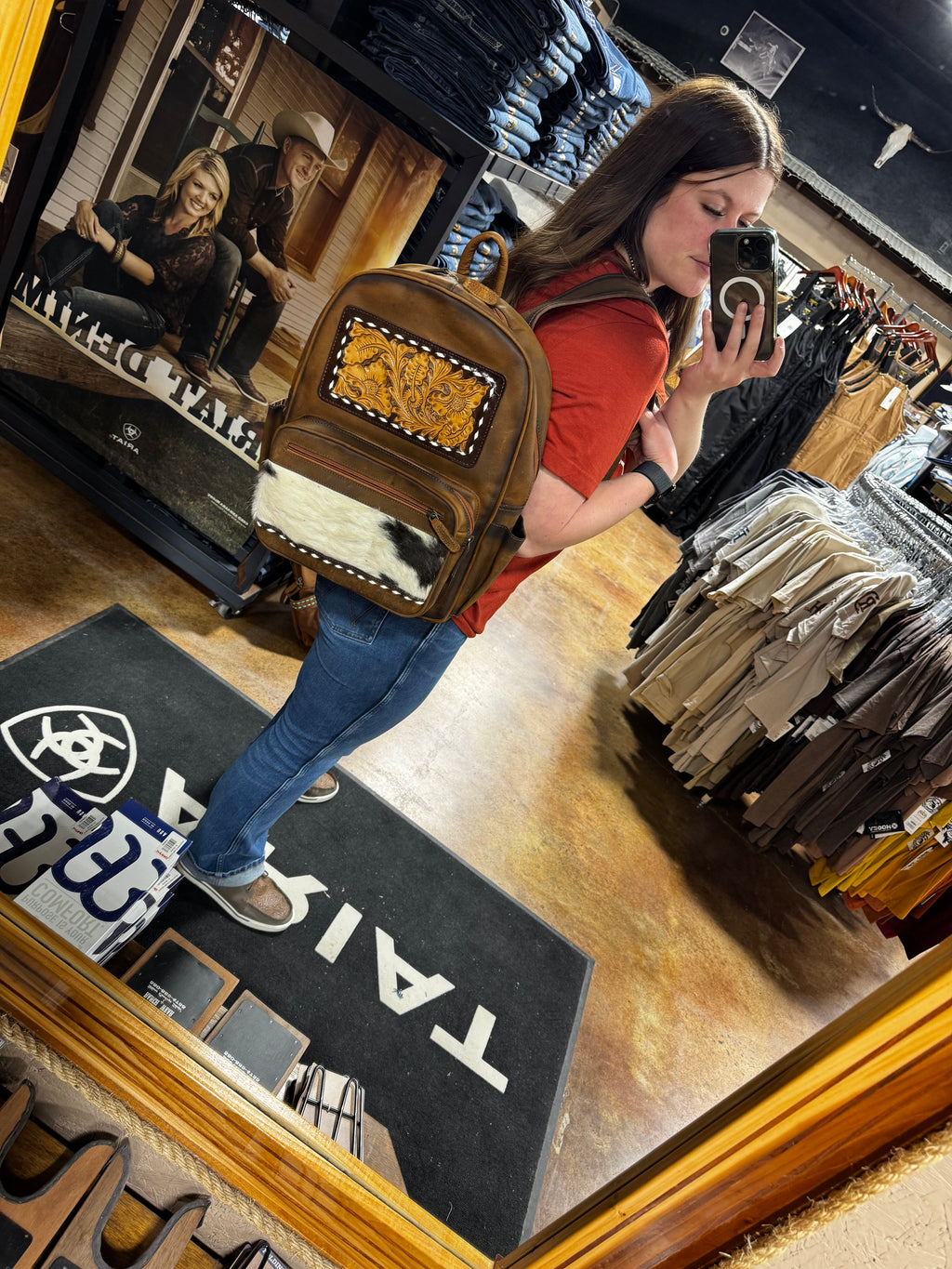 Leather Me Up Backpack