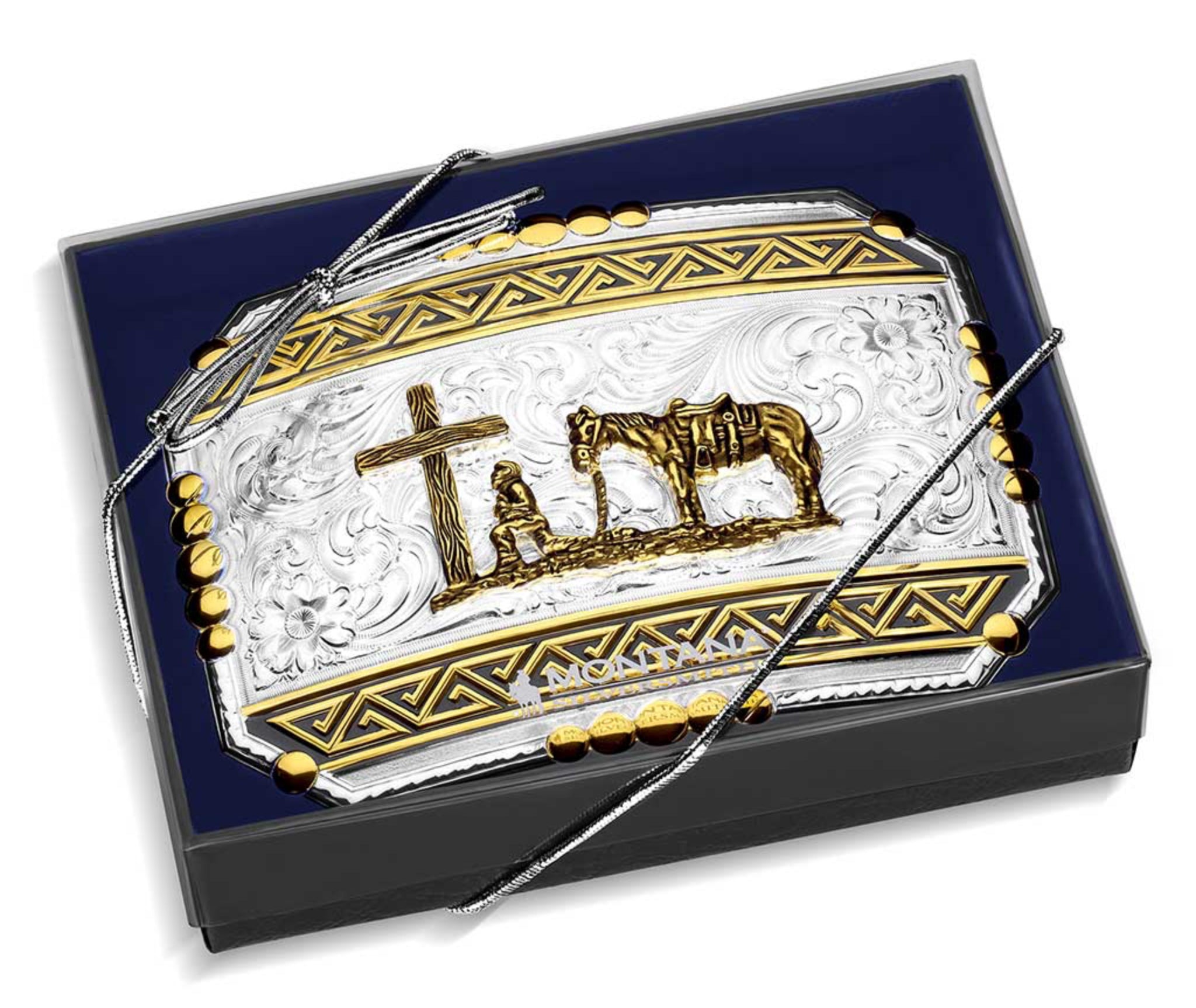 Southwest Origins Buckle with Christian Cowboy