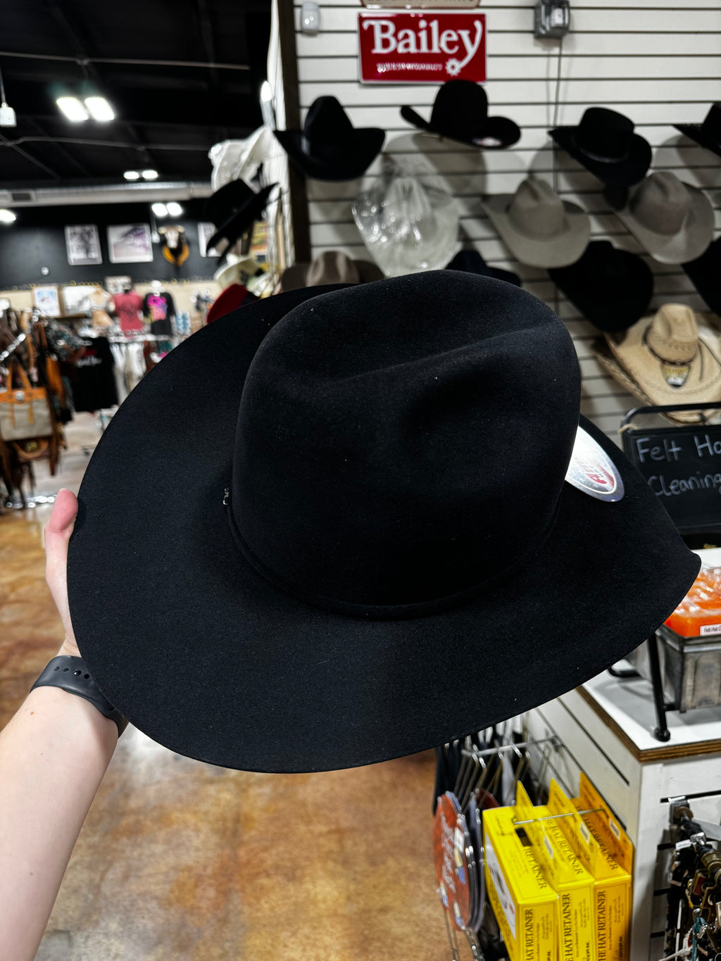 American Black 7X Felt Hat