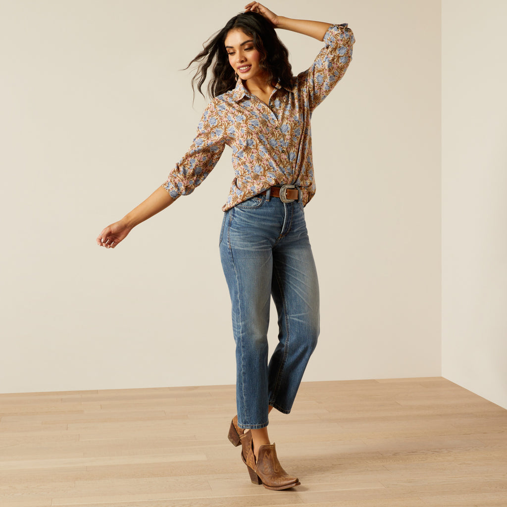 Women’s Prairie Floral Homestyle Shirt (5033)