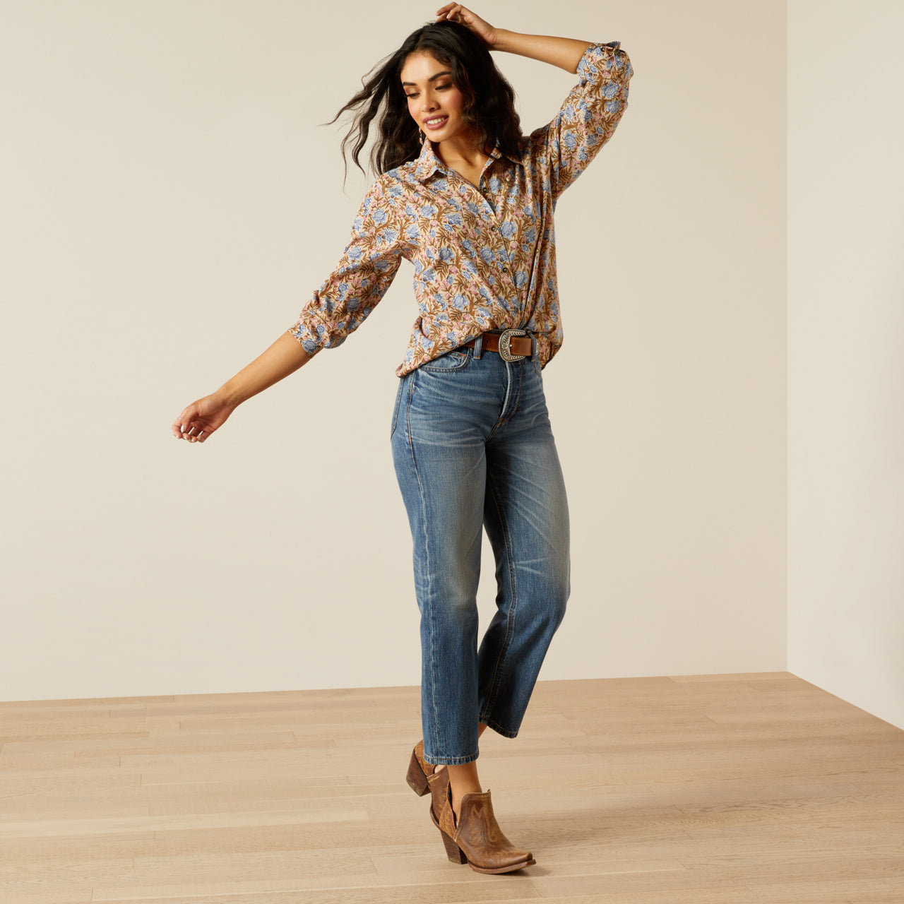 Women’s Prairie Floral Homestyle Shirt (5033)