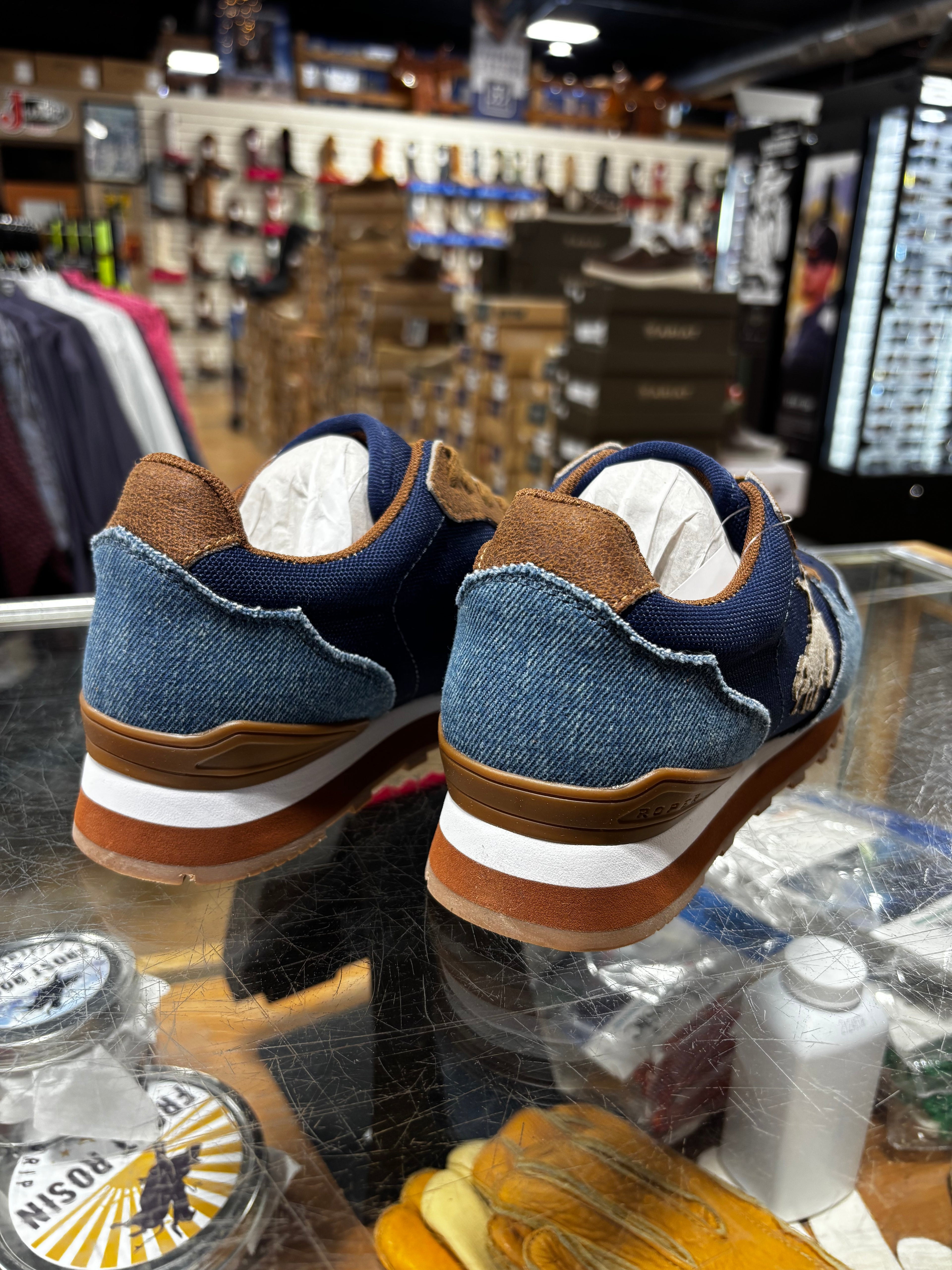 Giddy up shoes blue Denim