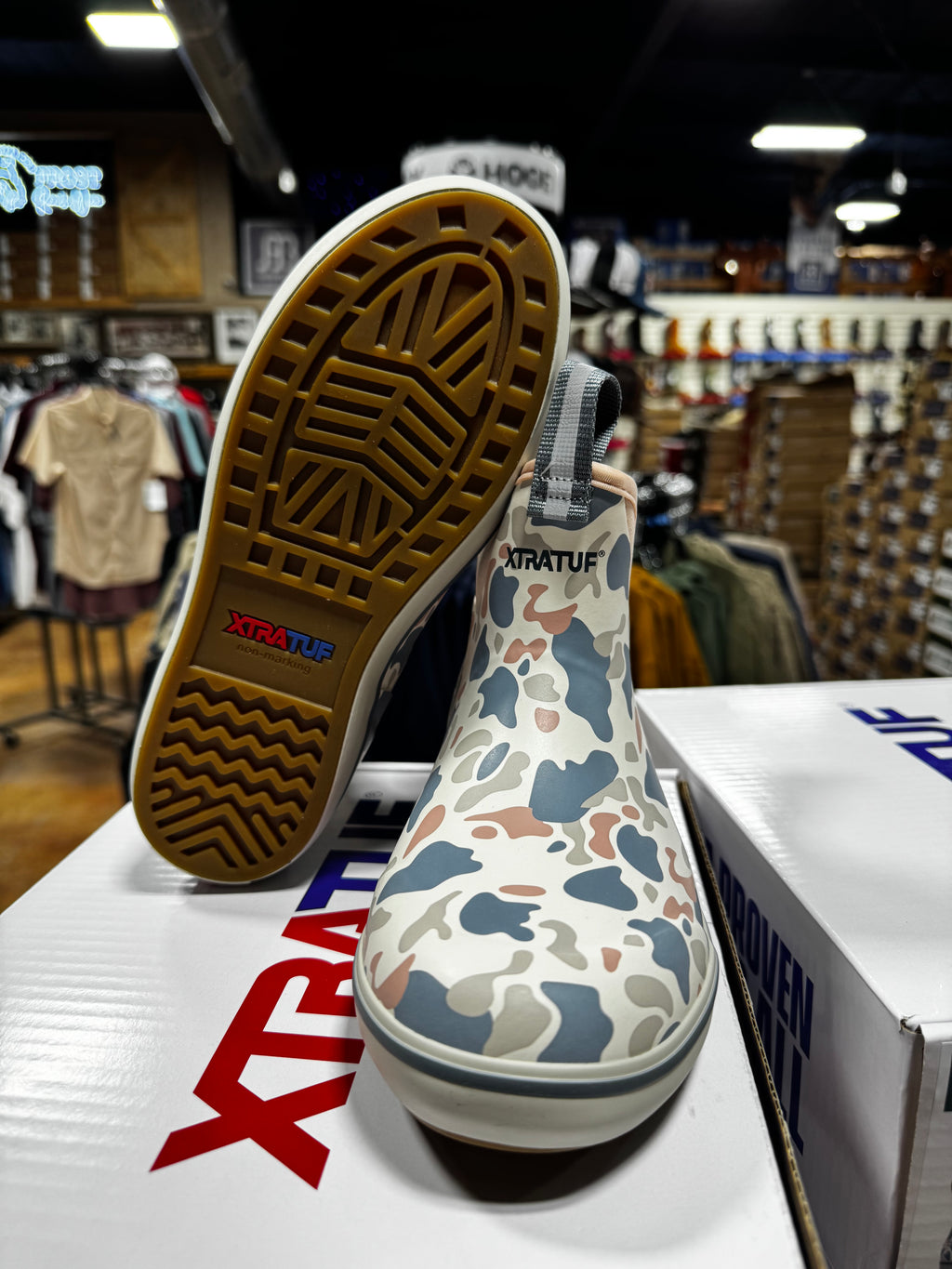 Women’s Ivory Duck Camo Ankle Boot (XWAB4DC)