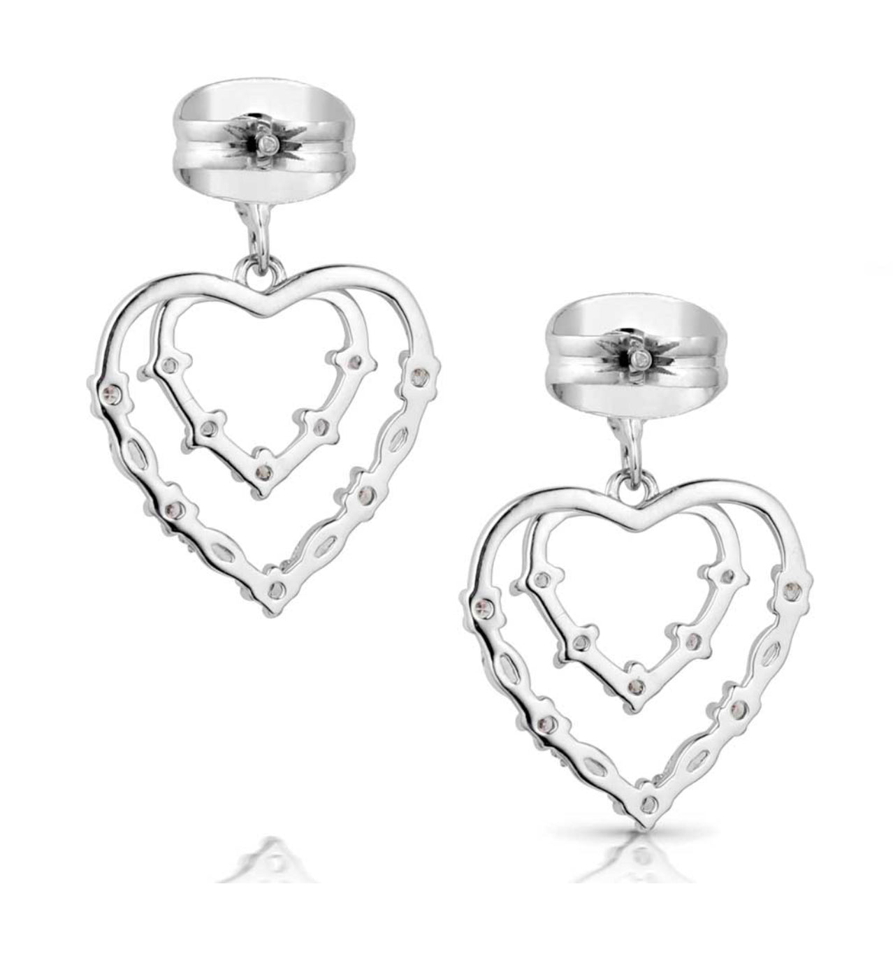 Heart Grows Crystal Earrings