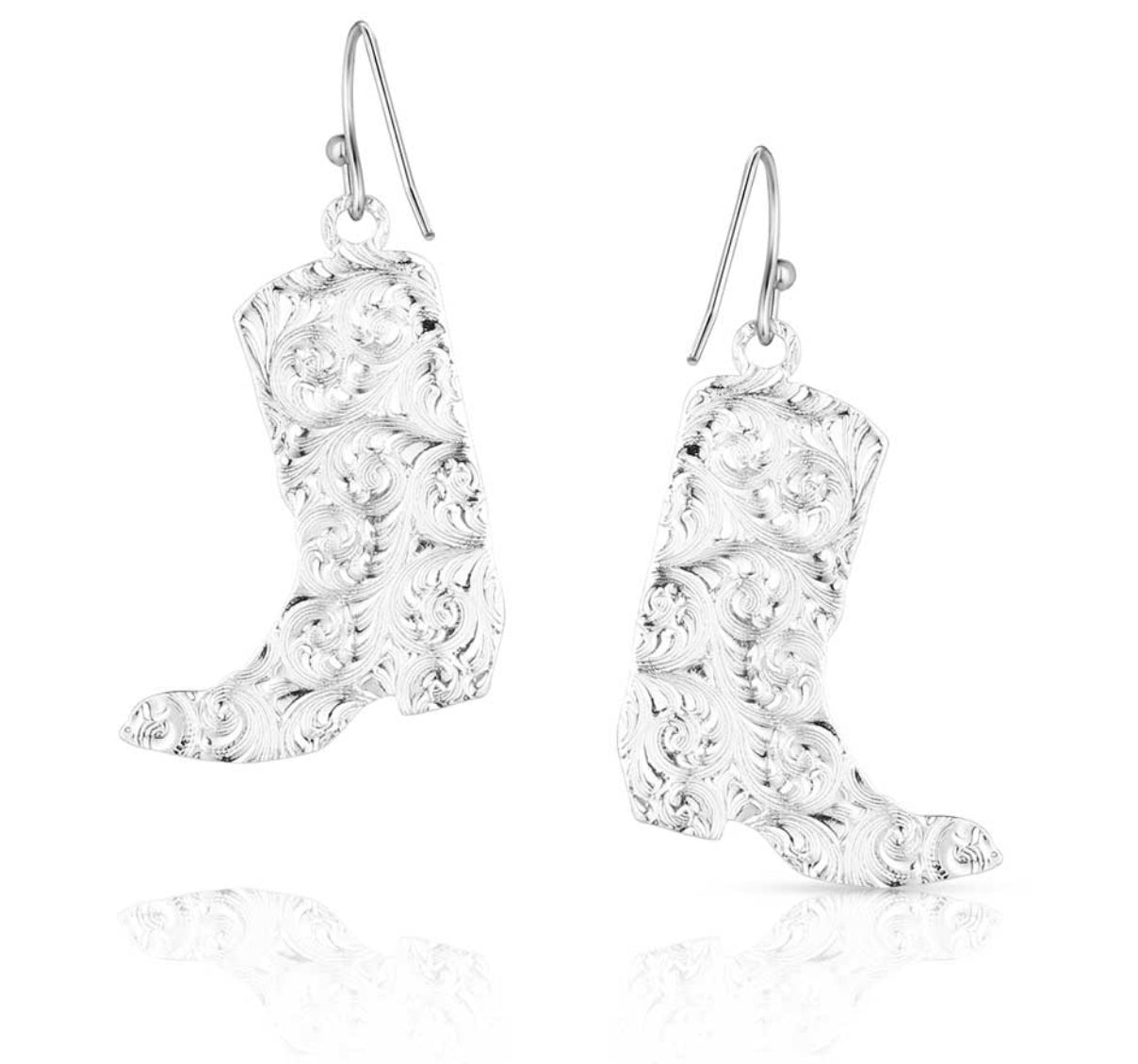 Chiseled Boots Earrings (ER5668)