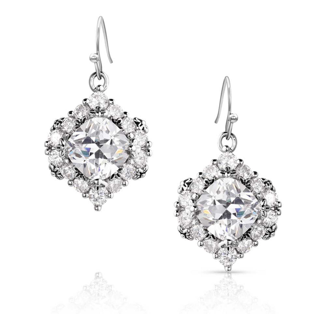 Refined Light Crystal Earrings