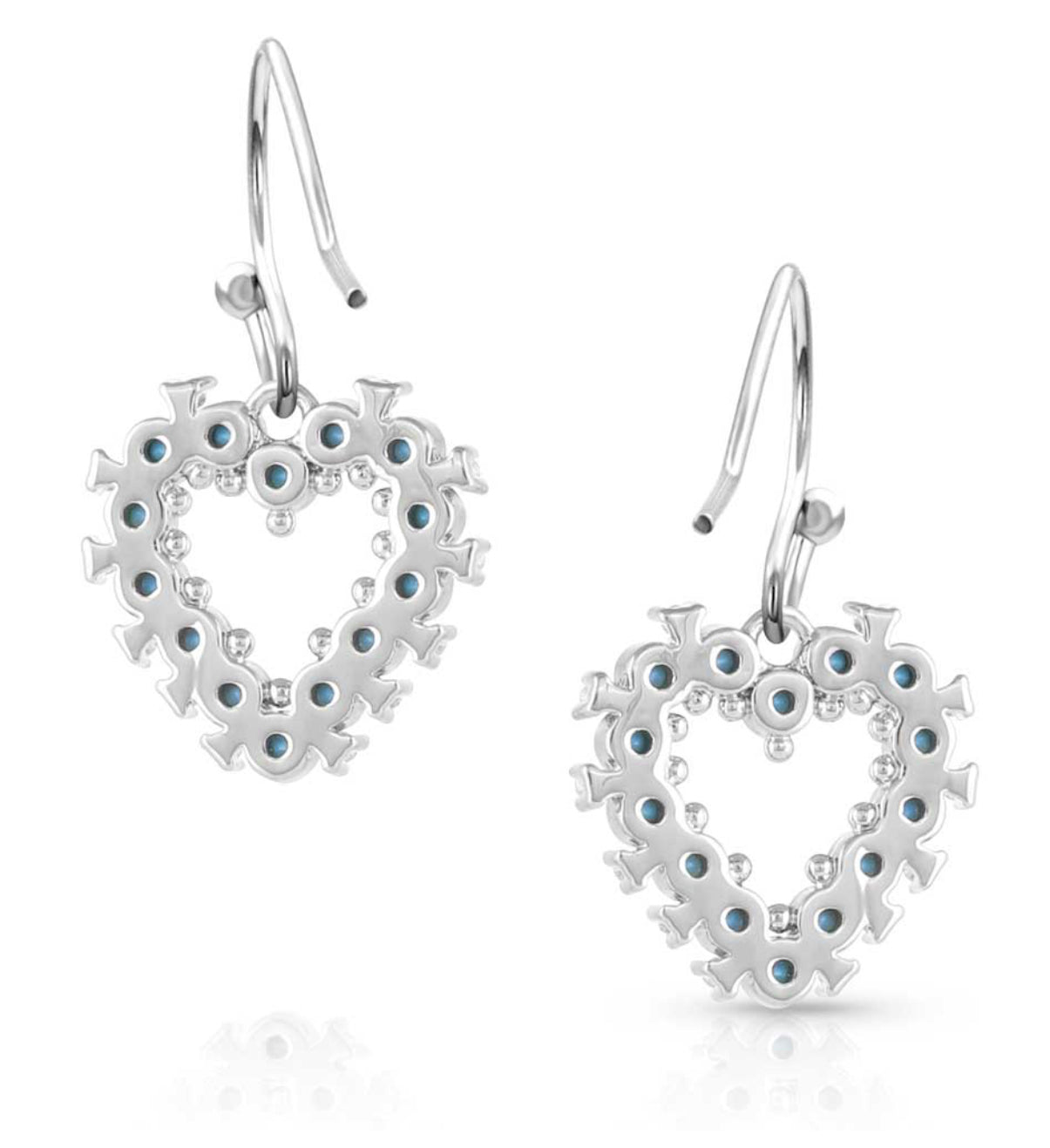 Deepest Love Blue Crystal Earrings (ER5507)