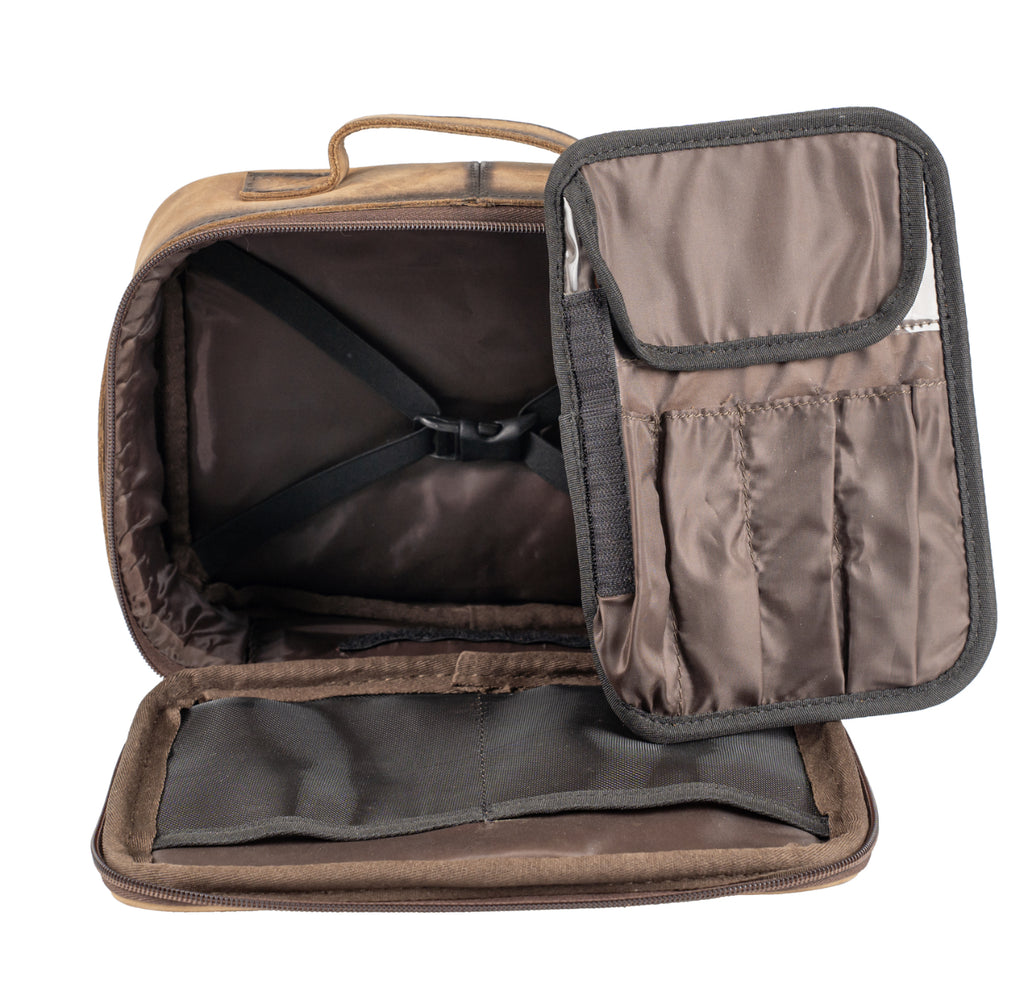 Cowhide Yukon Makeup Organizer (33092)