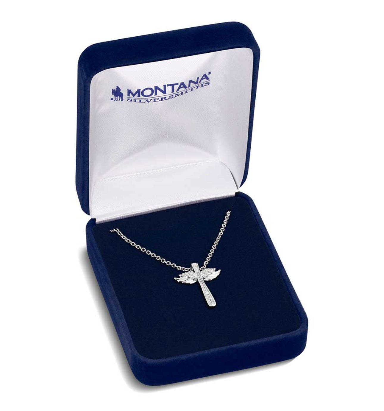 Wings of Faith Cross Necklace