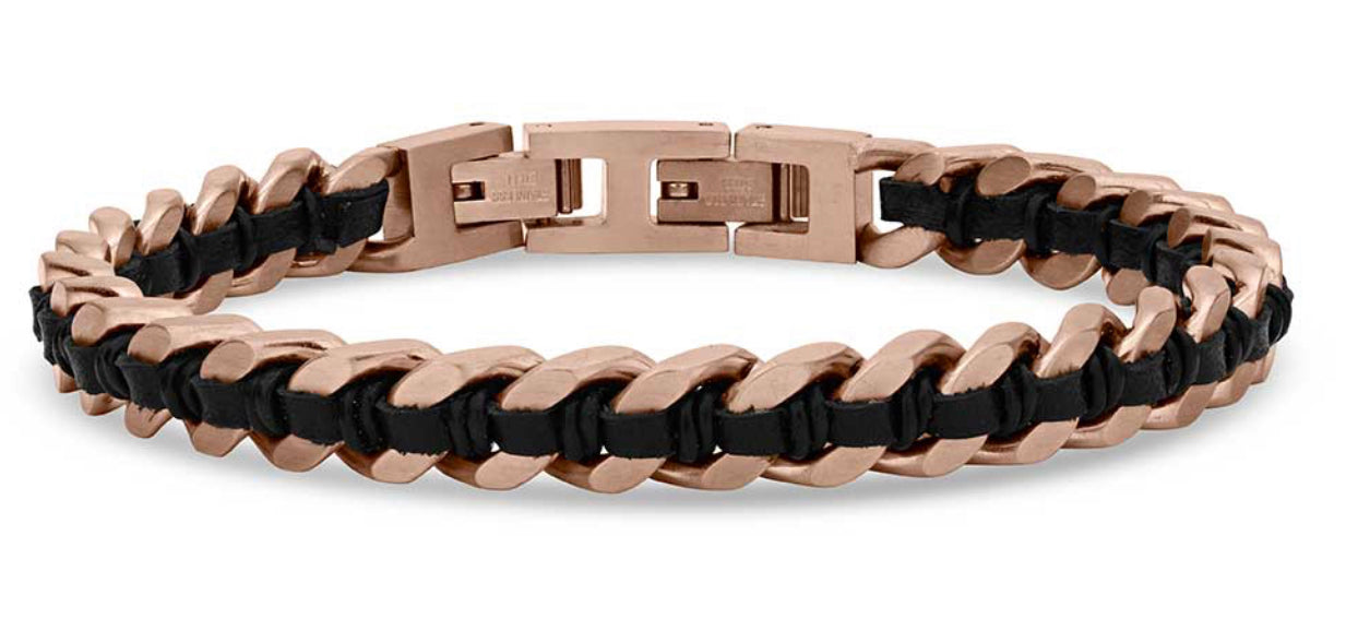 Wrapped In Leather Dark Bracelet (BC5684)