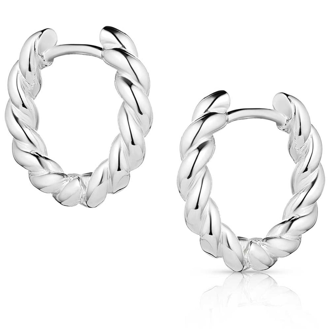 Braided Elegance Hoop Earrings