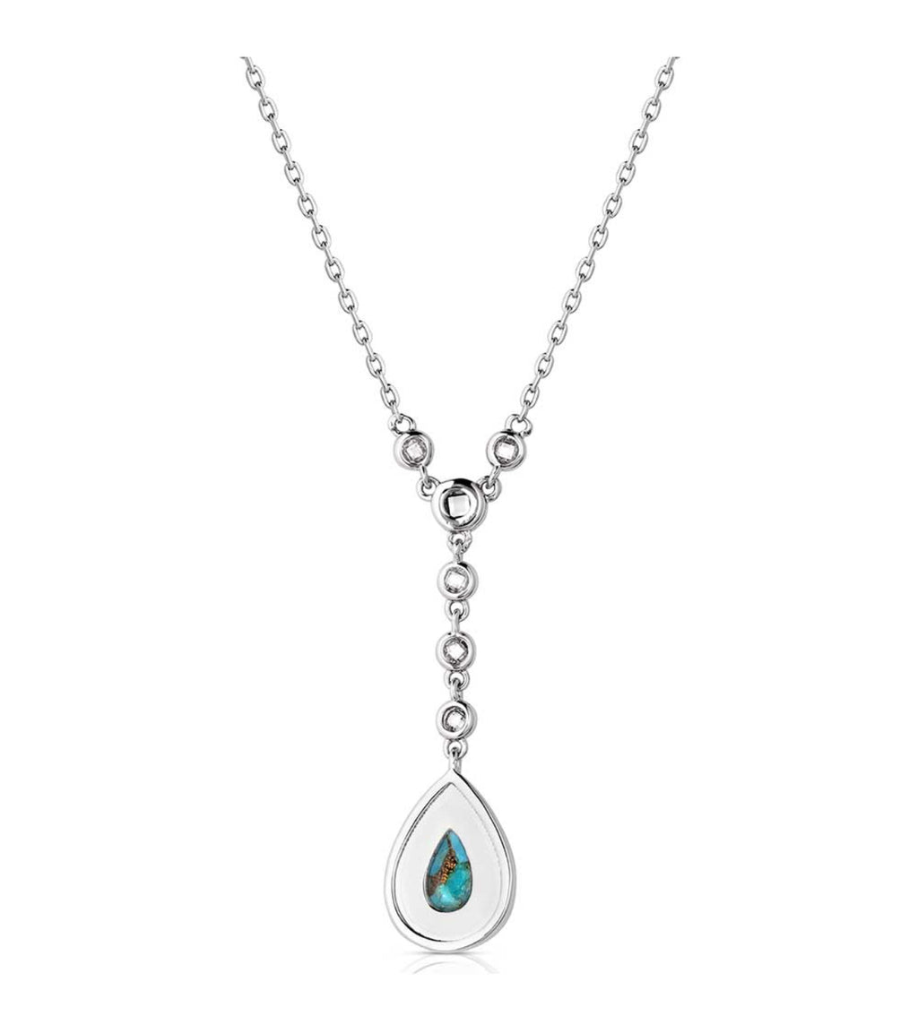 Delicate Cascade Turquoise Necklace